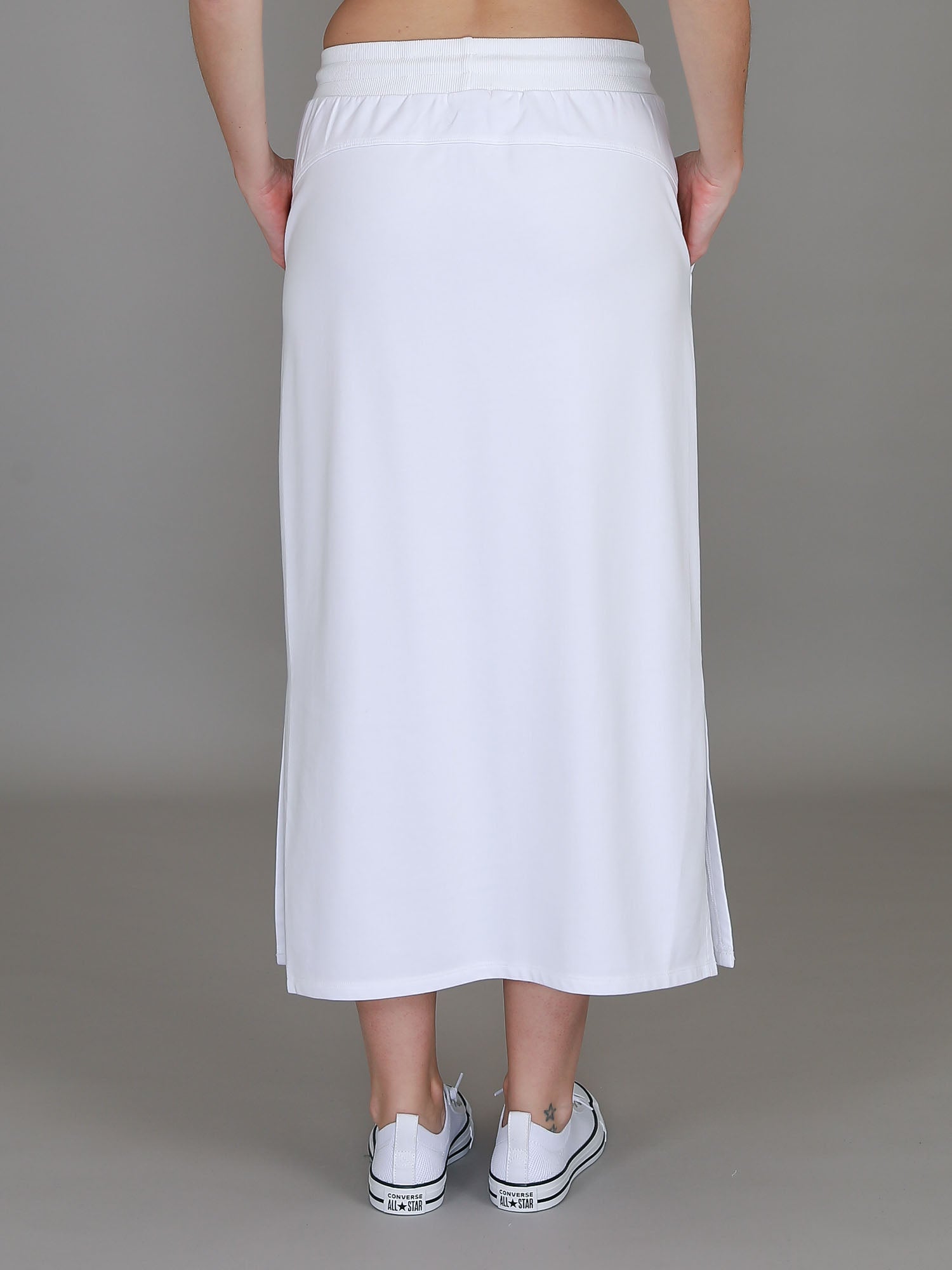 long white maxi skirt #color_white
