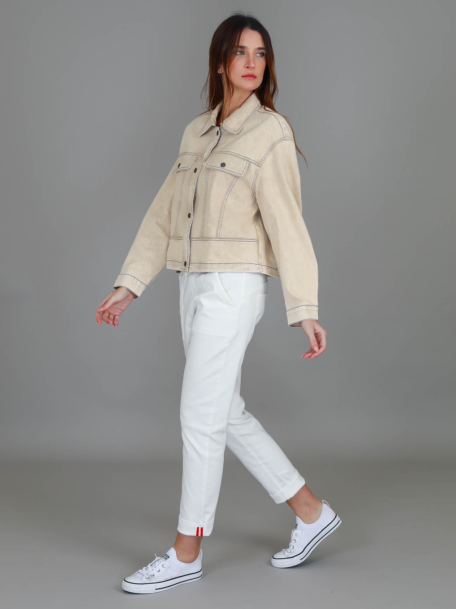 denim jackets women #color_sandy