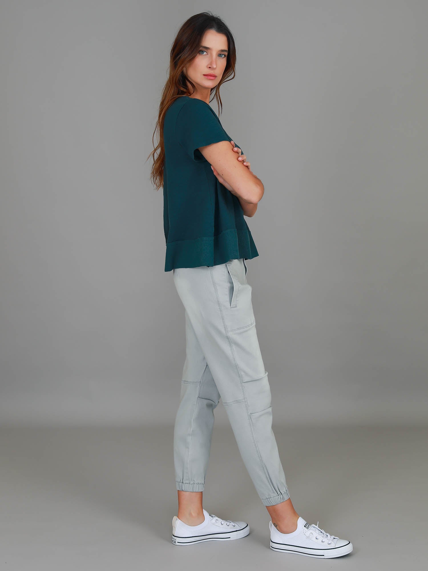 crop top for women #color_teal