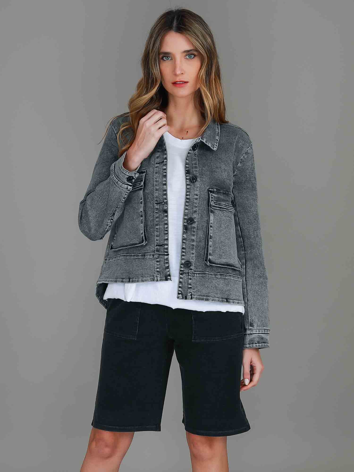 black denim jacket #color_washed black