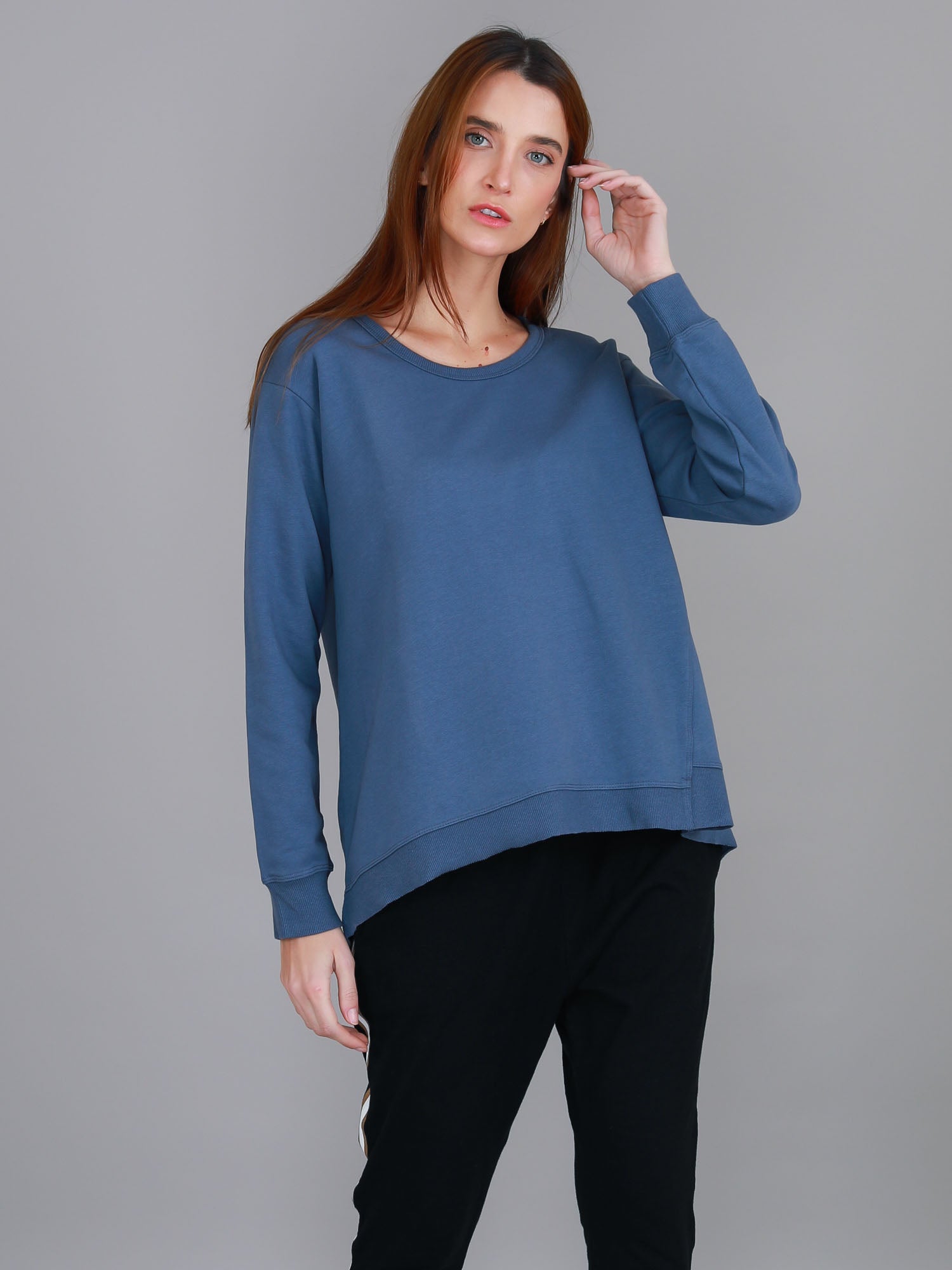women sweatshirts #color_bluestone