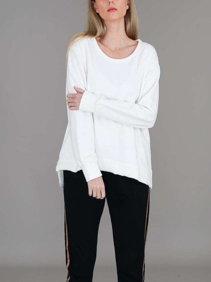 Newhaven Oversized Asymmetrical Sweatshirt
