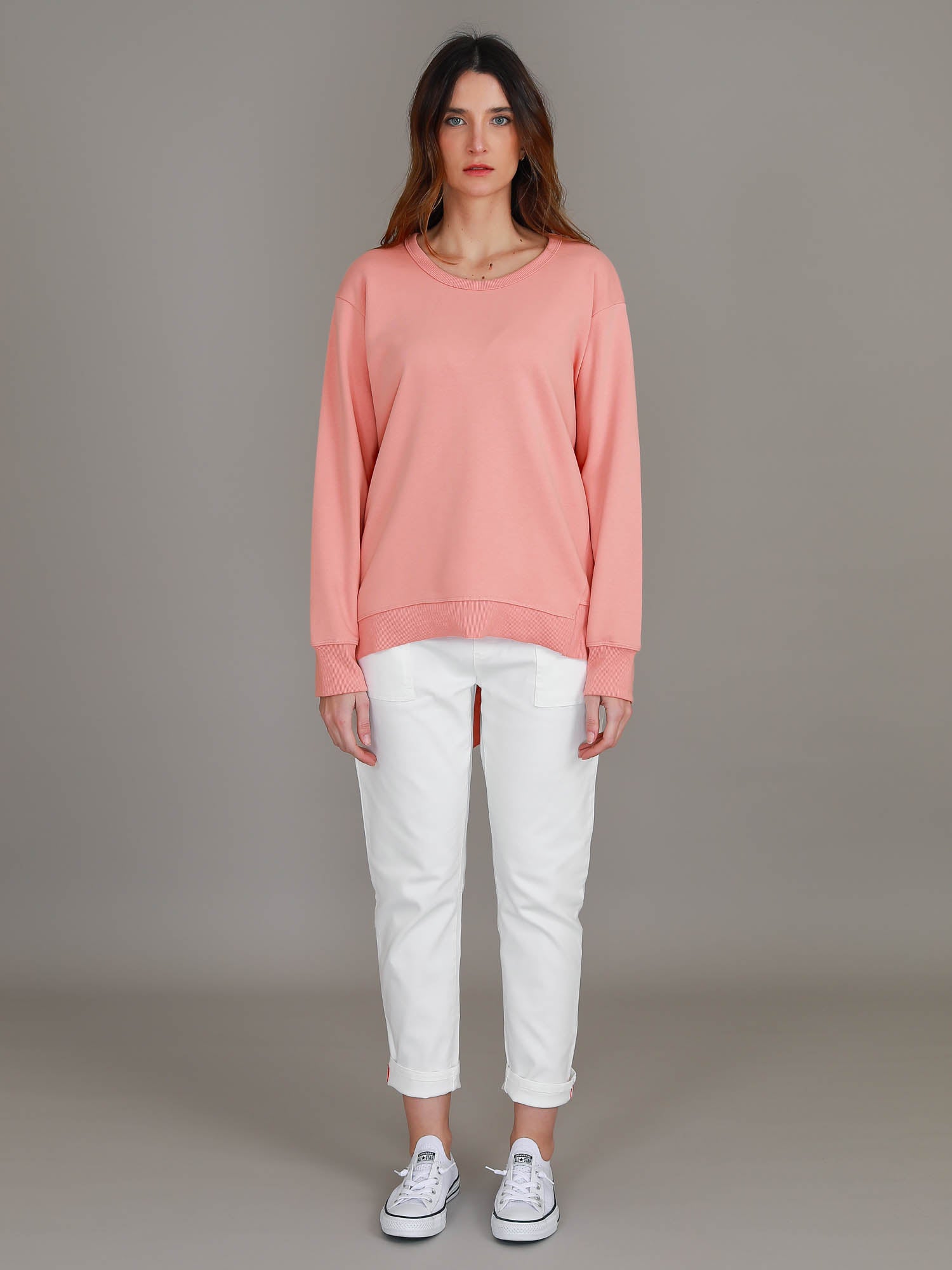 womens orange top #color_sunset