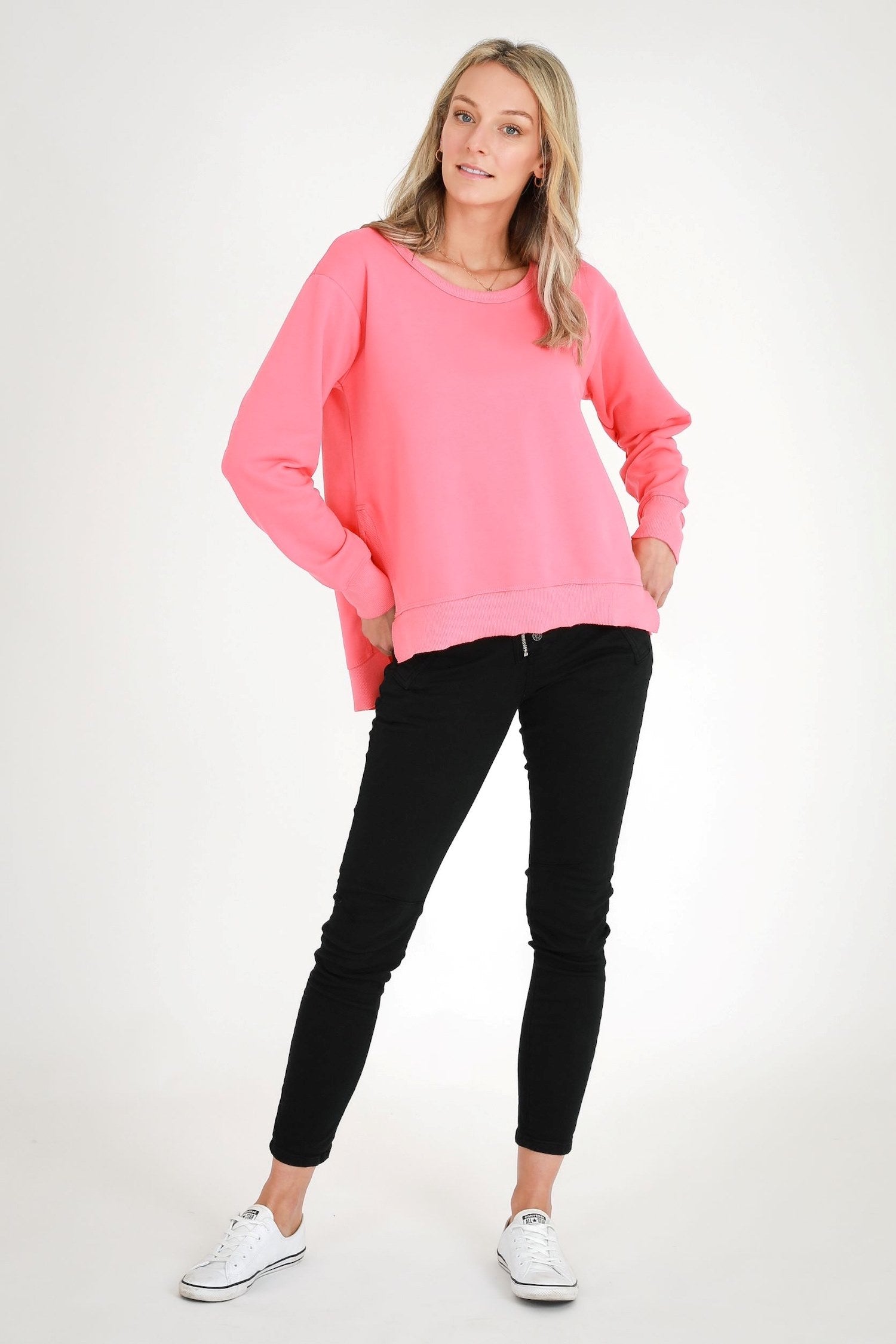 sweatshirt womens #color_raspberry