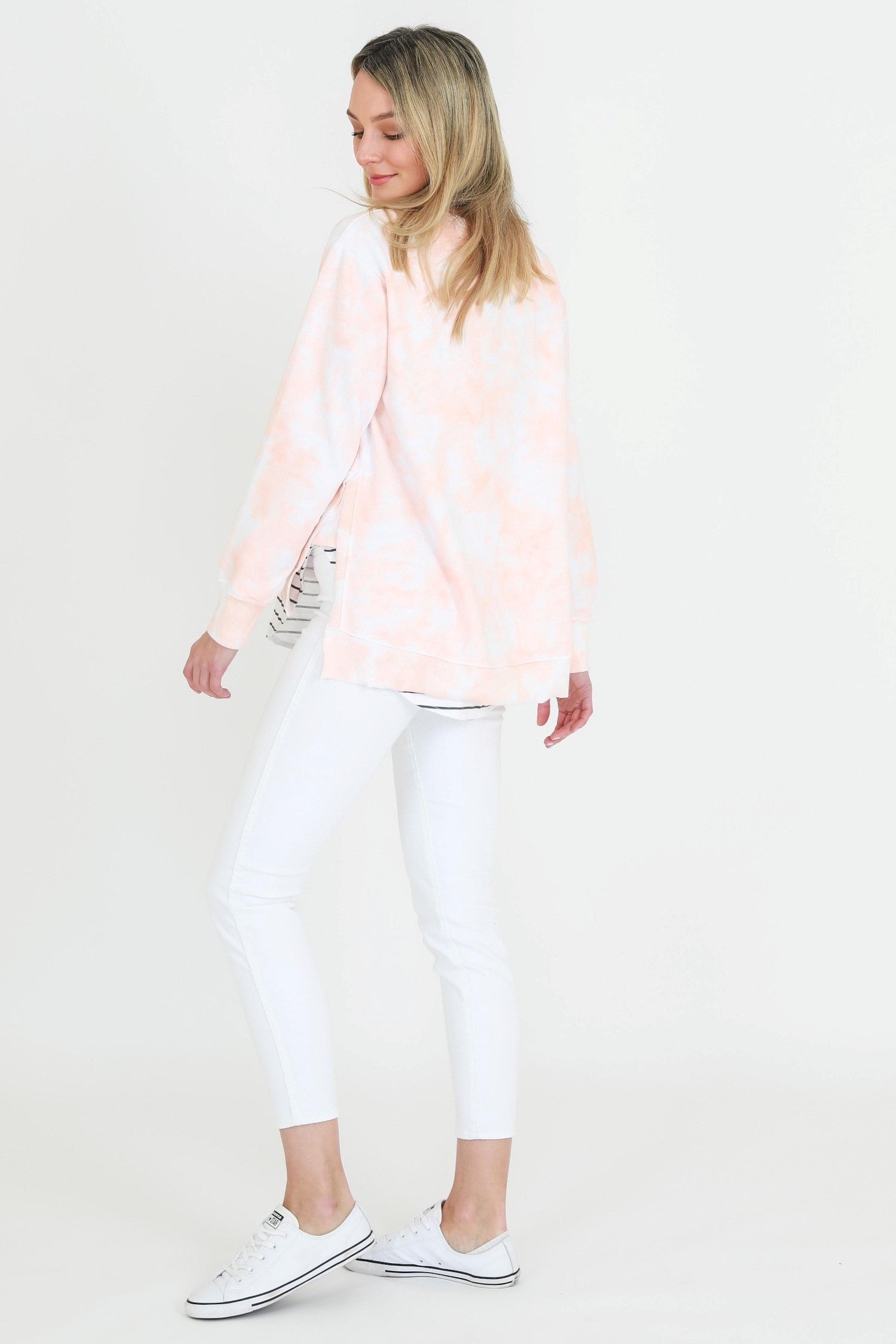 women sweats #color_tie dye papaya