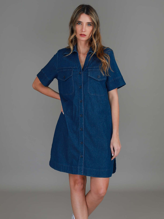Tilly Denim Shirt Dress