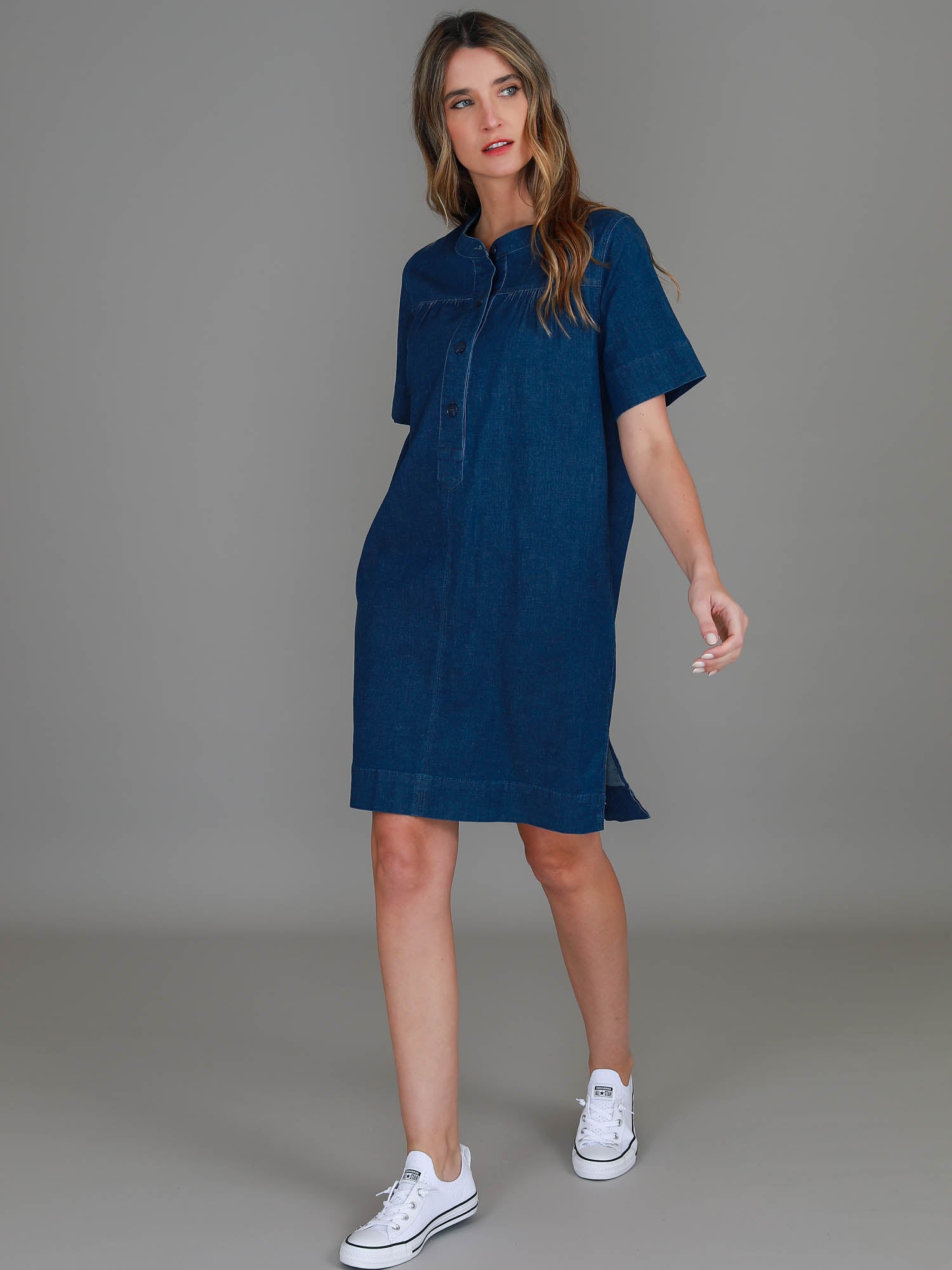 denim dress mini #color_jean blue
