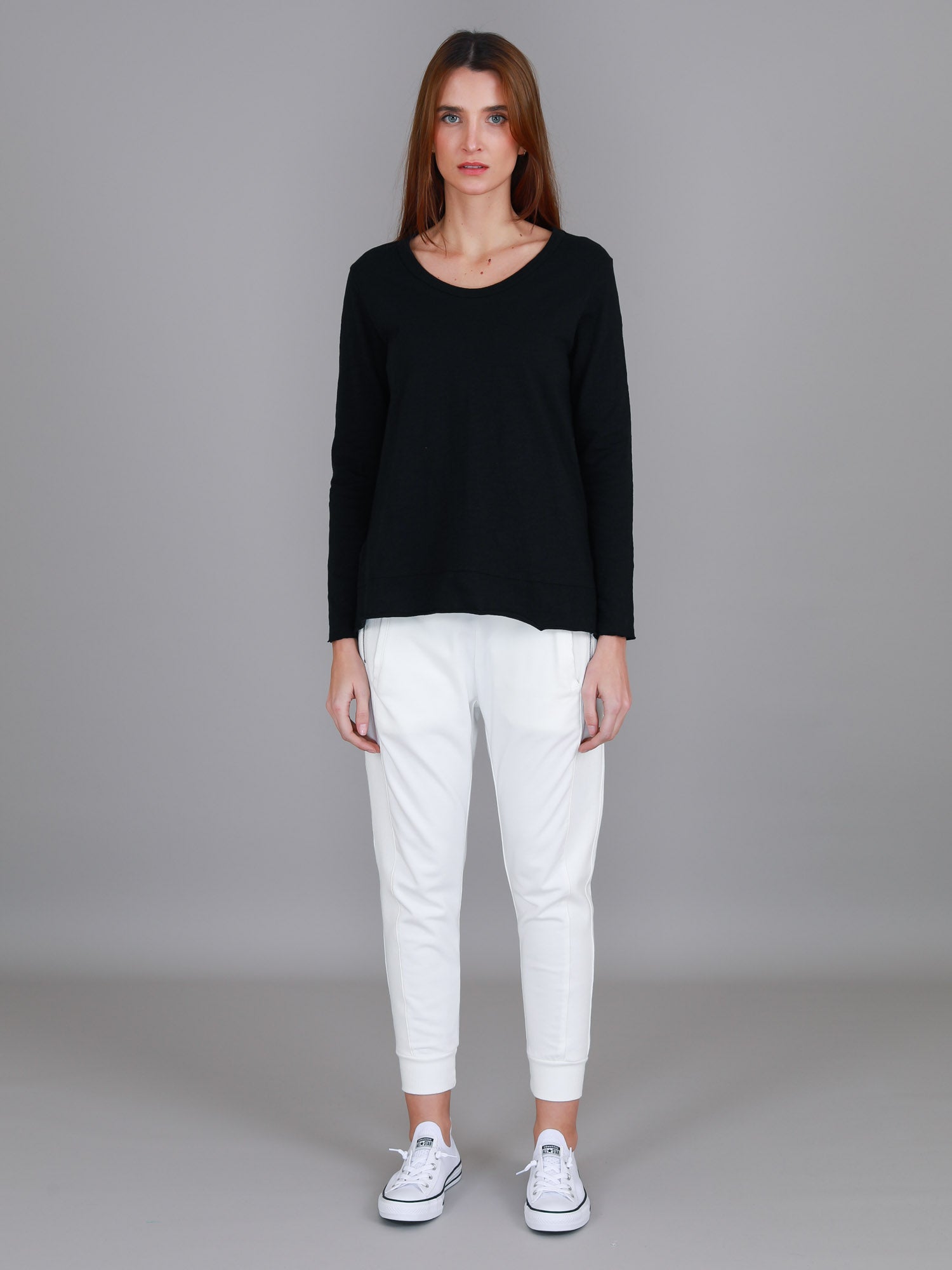 women long sleeve t shirt #color_black