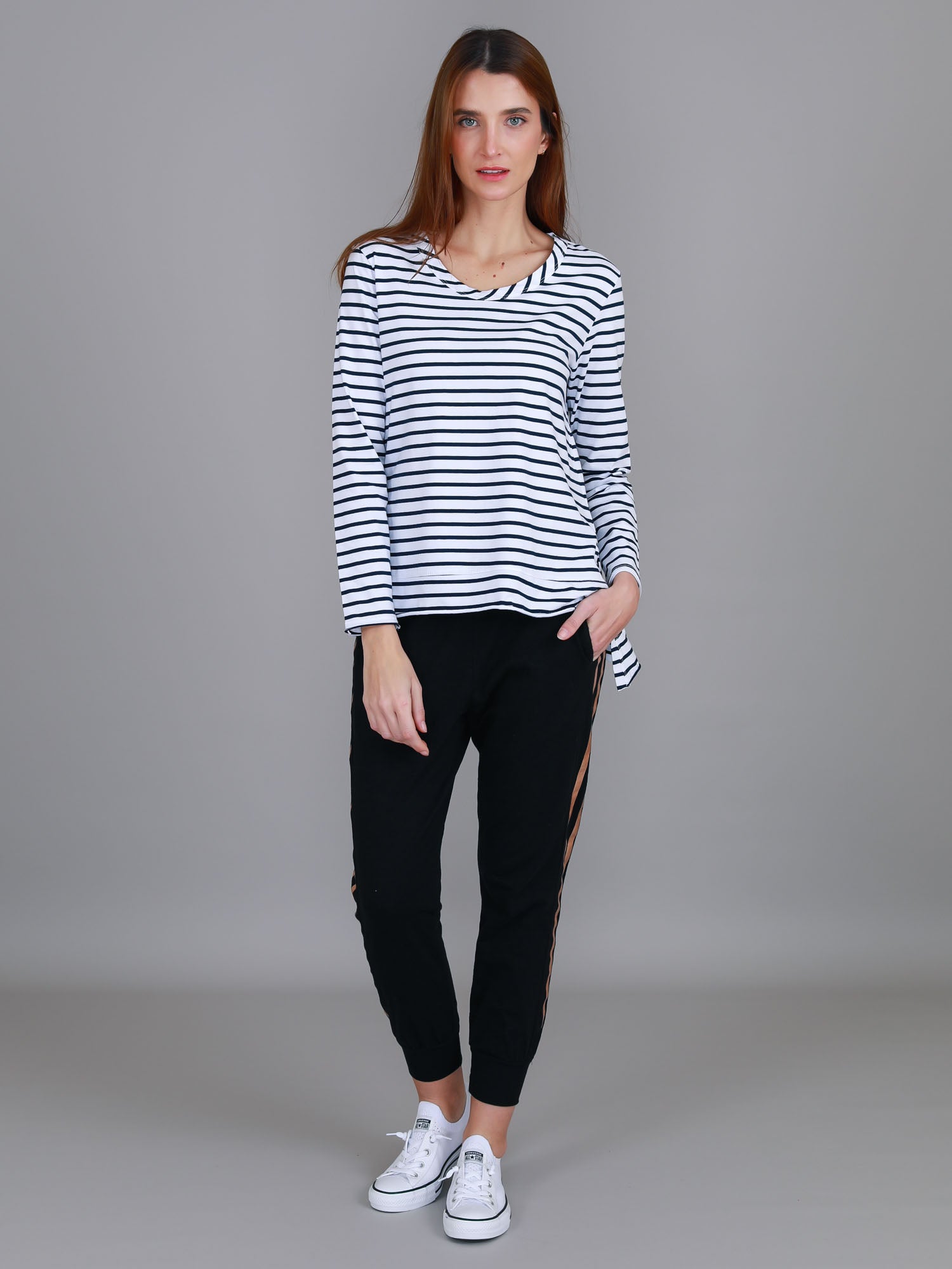 stripe long sleeve shirt #color_nautic stripe