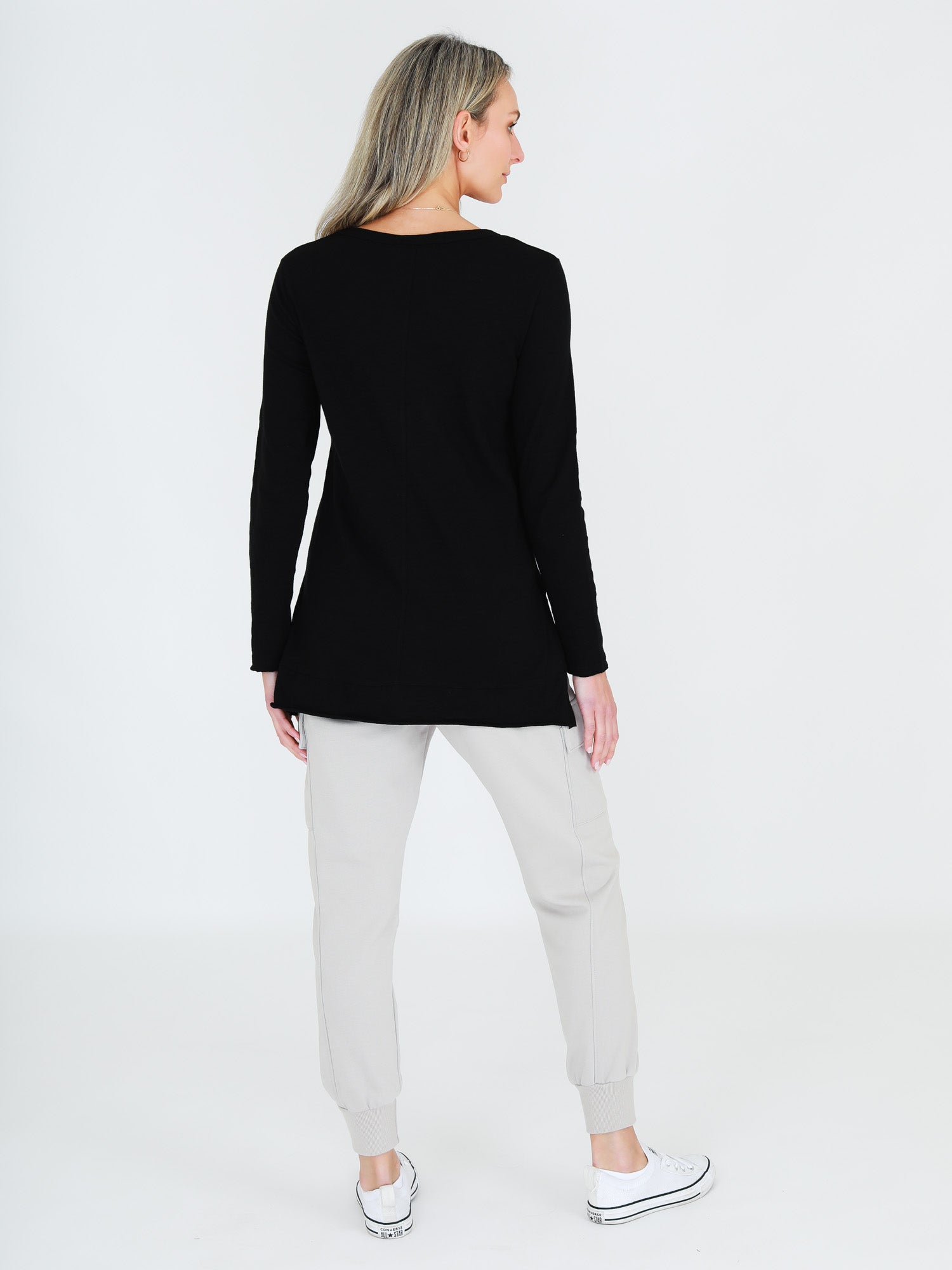 long sleeve t shirt women #color_black