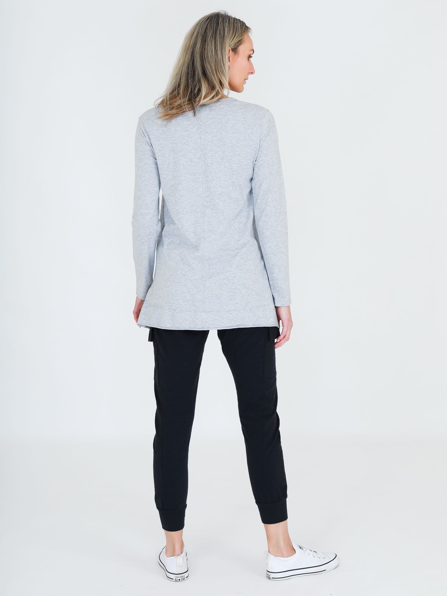 dark grey long sleeve #color_grey marle