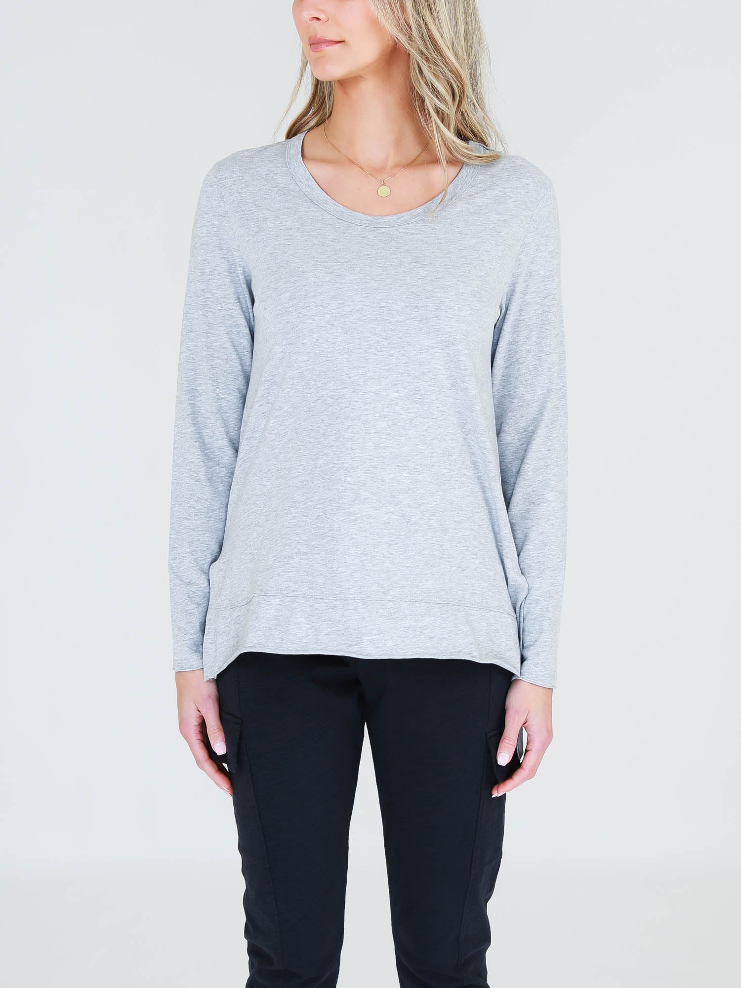 grey long sleeve t shirt #color_grey marle