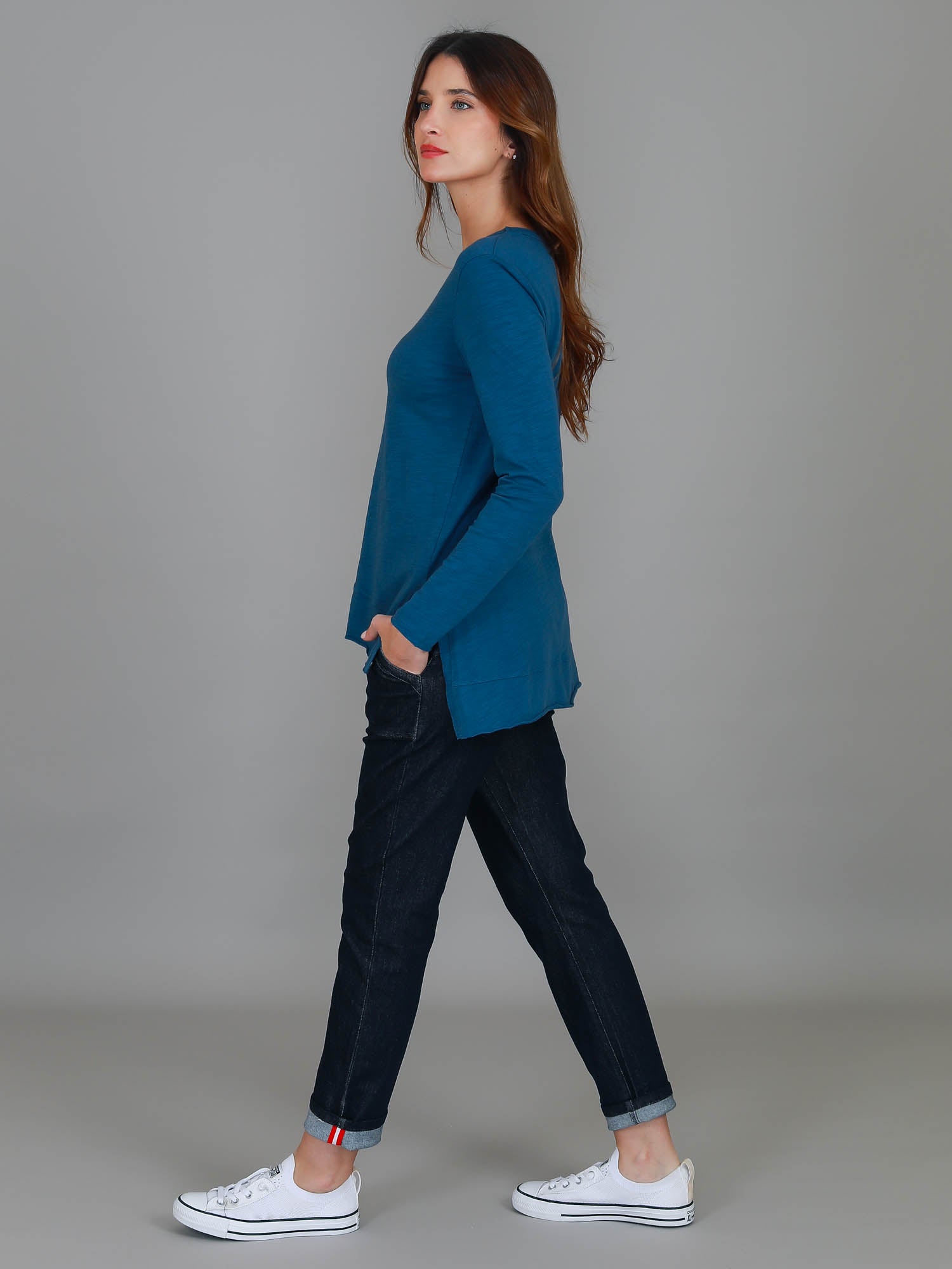 long sleeve shirts women's #color_midnight