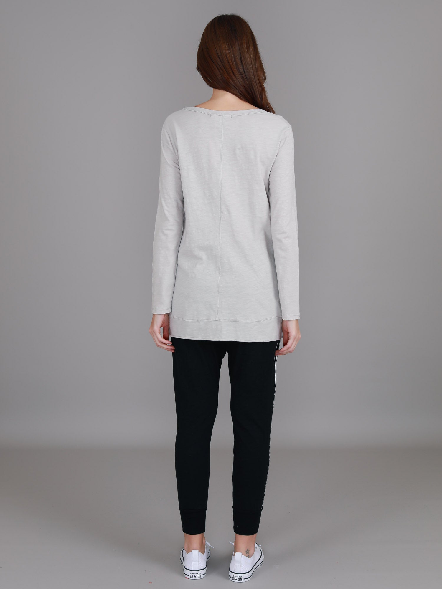 womens beige long sleeve top #color_angora