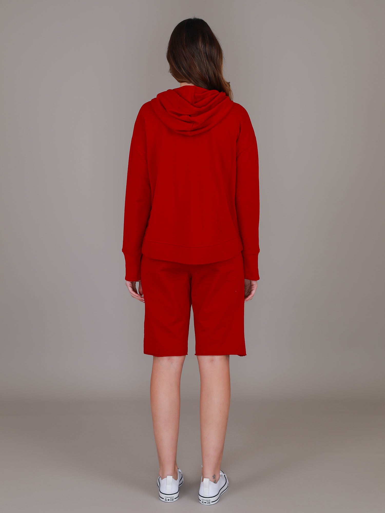 red hoodie women #color_rio red