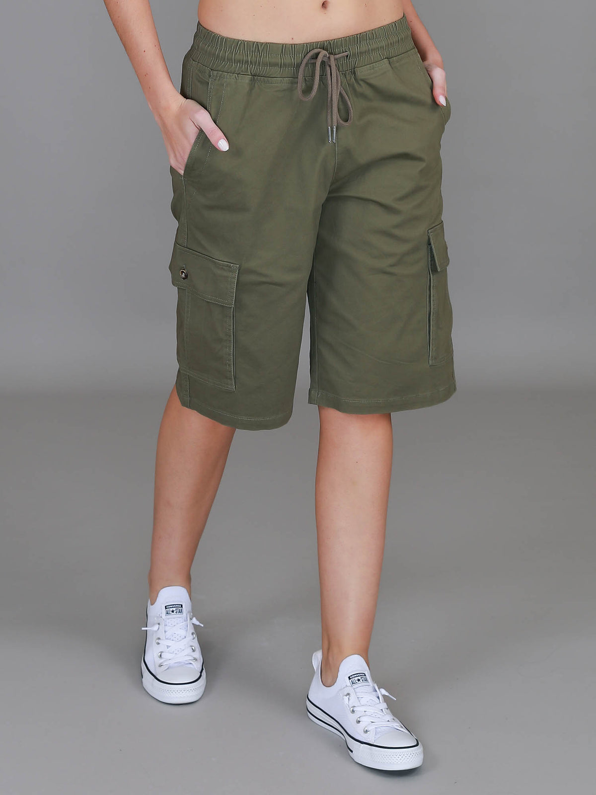 olive chino shorts #color_olive