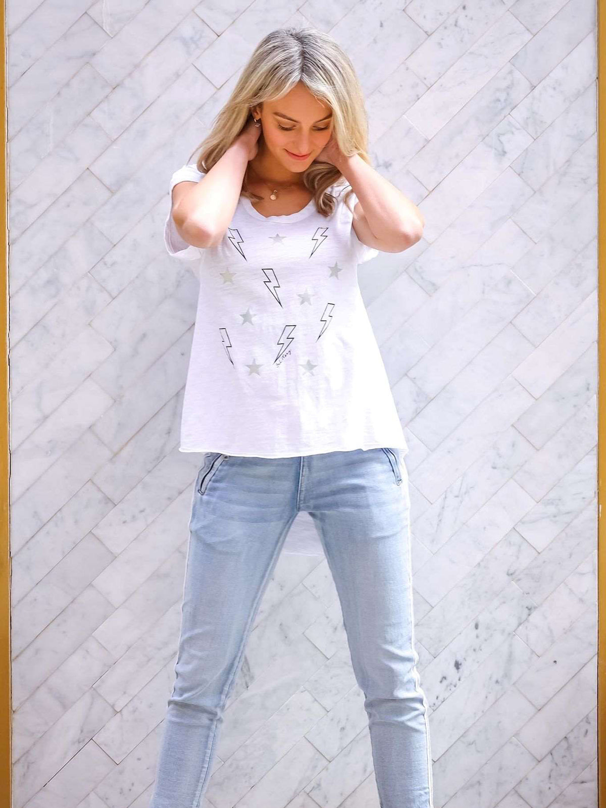 white star graphic tee #color_white