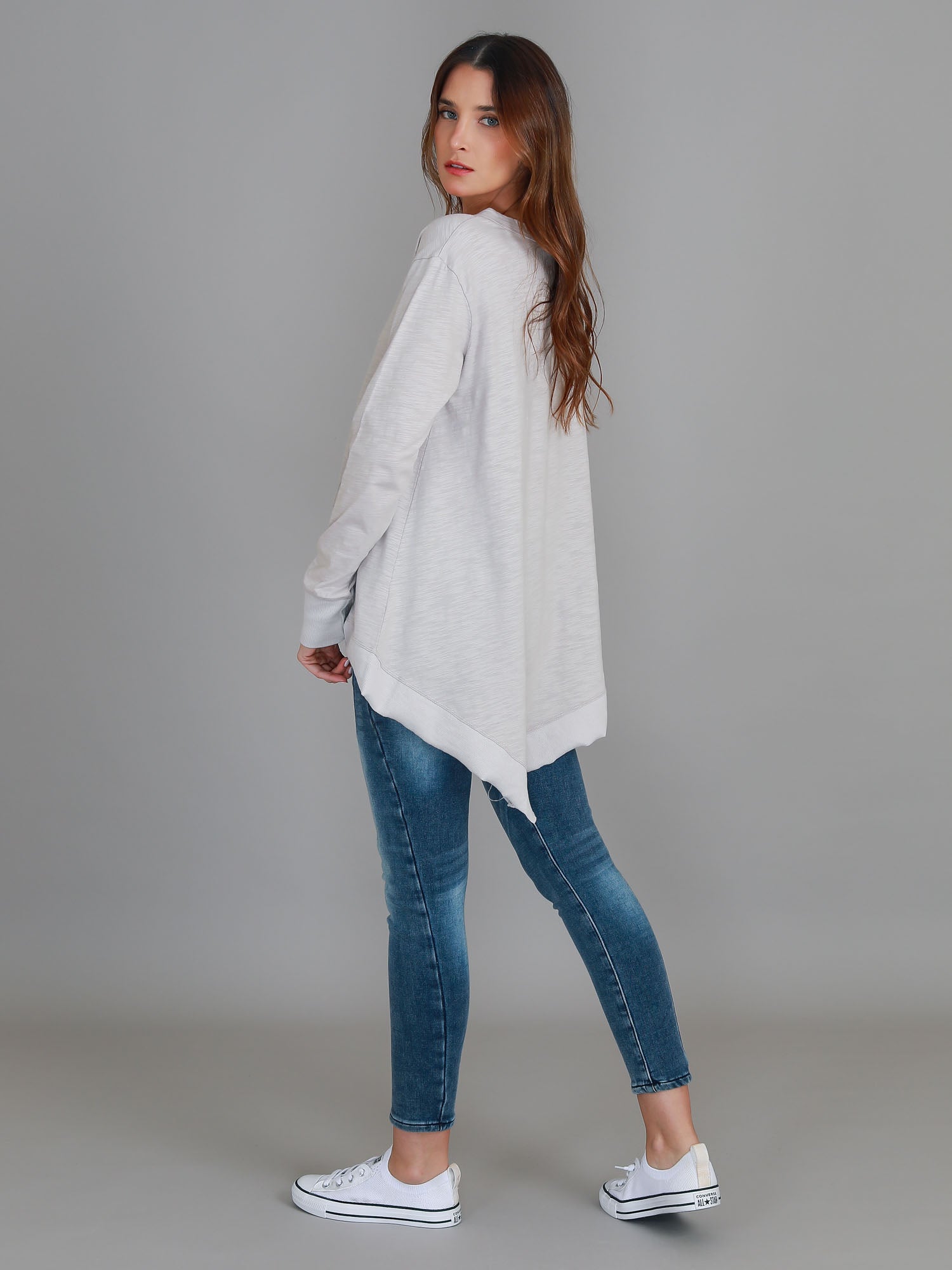 full length cardigan #color_angora