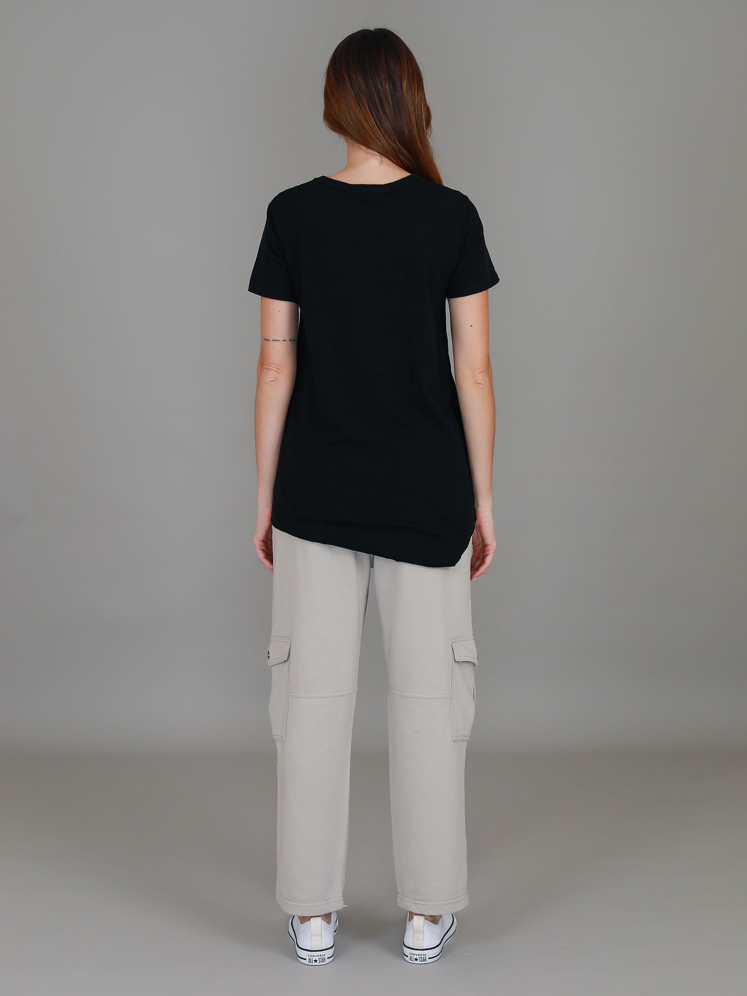 v neck top #color_black