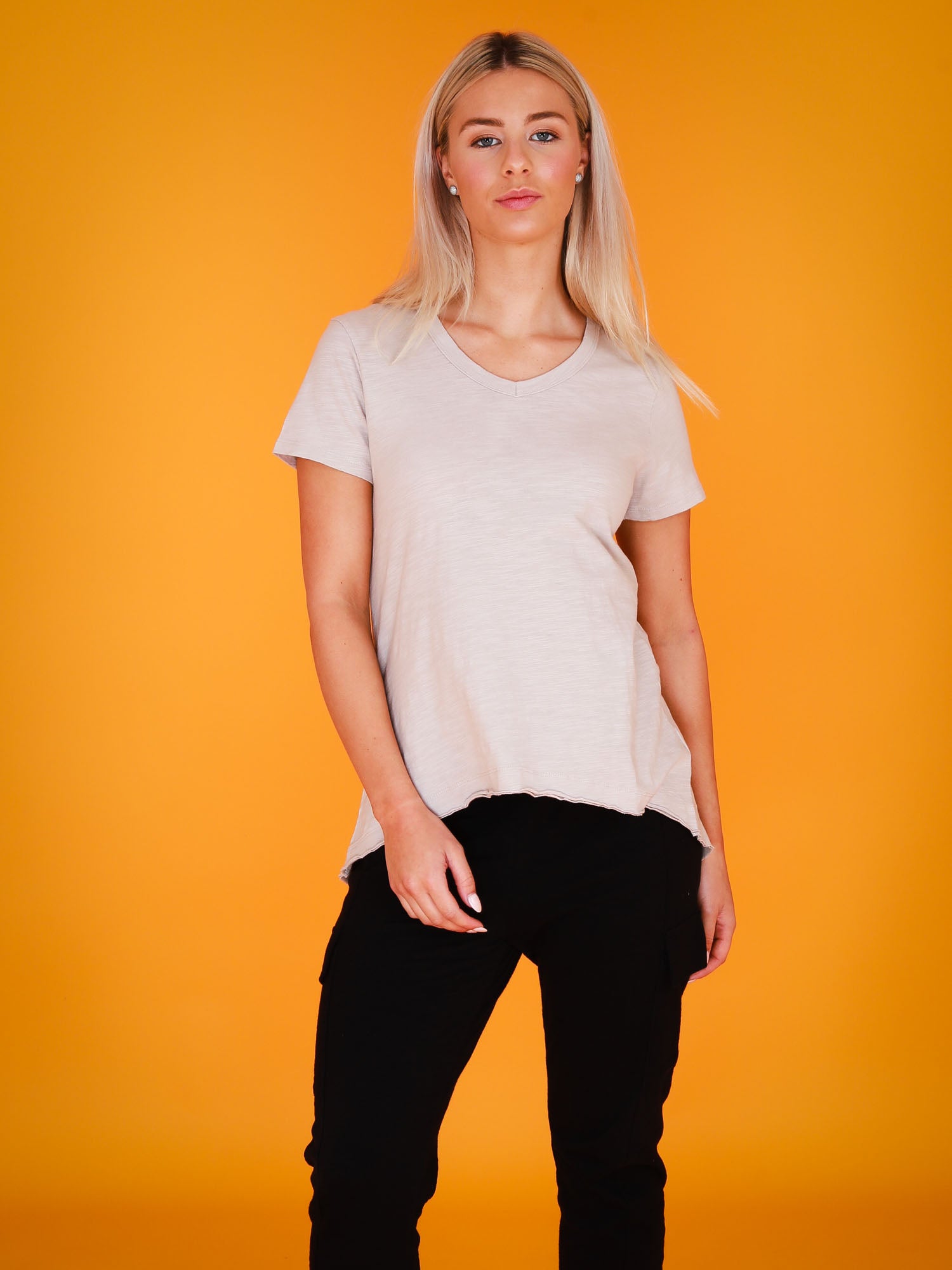 v neck womens #color_angora