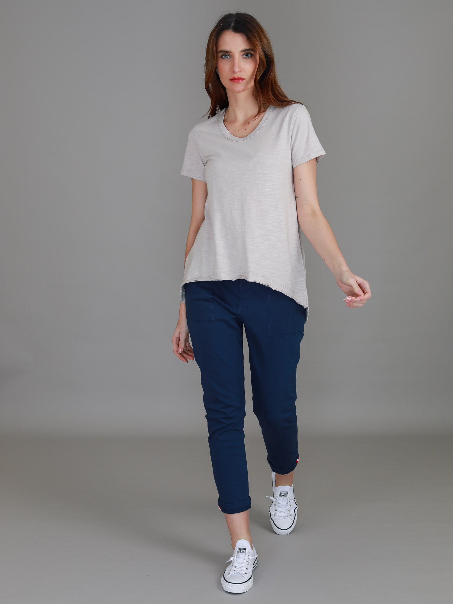 v neck t shirt for women #color_angora