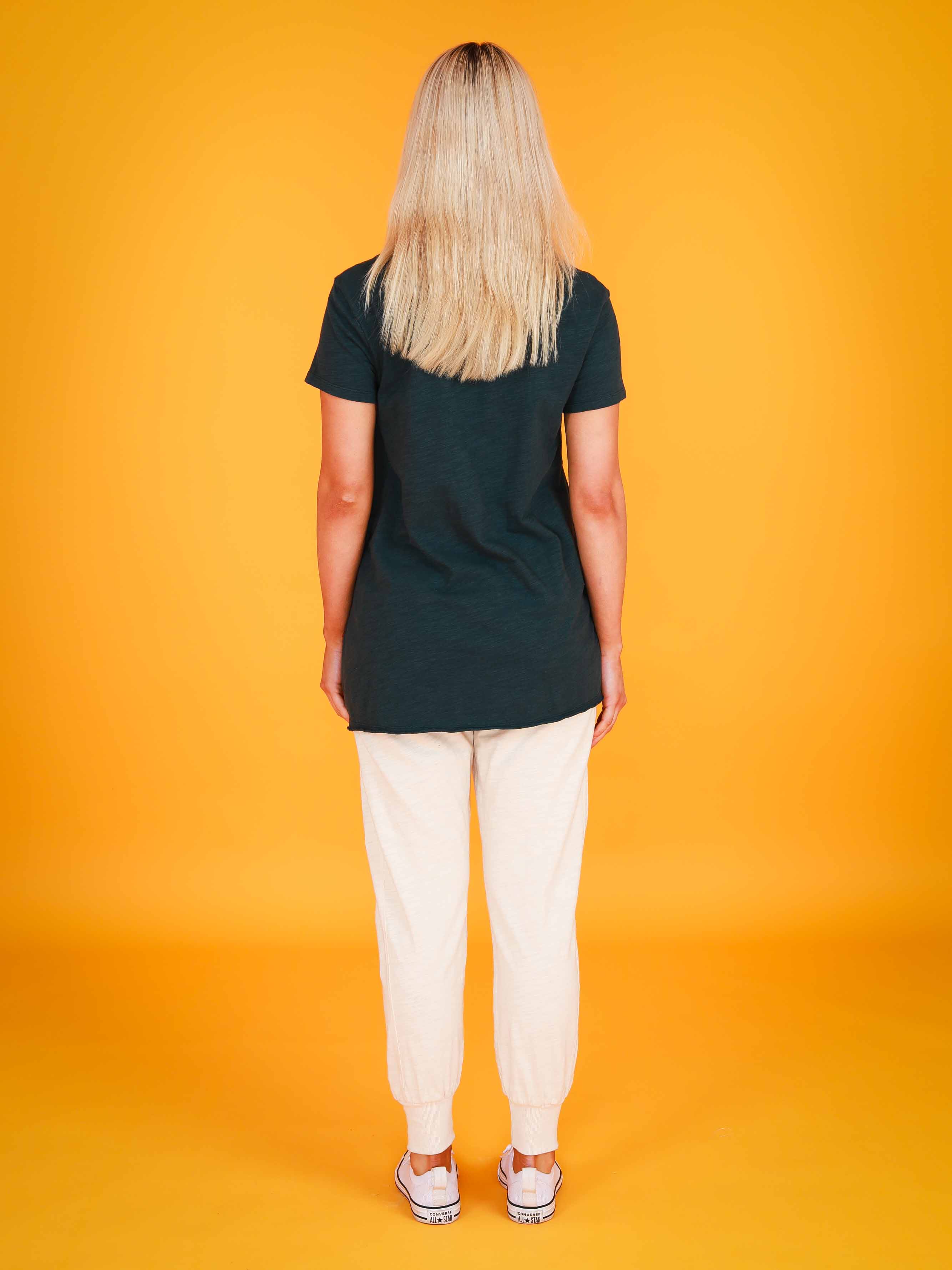 plain green t shirt #color_basil