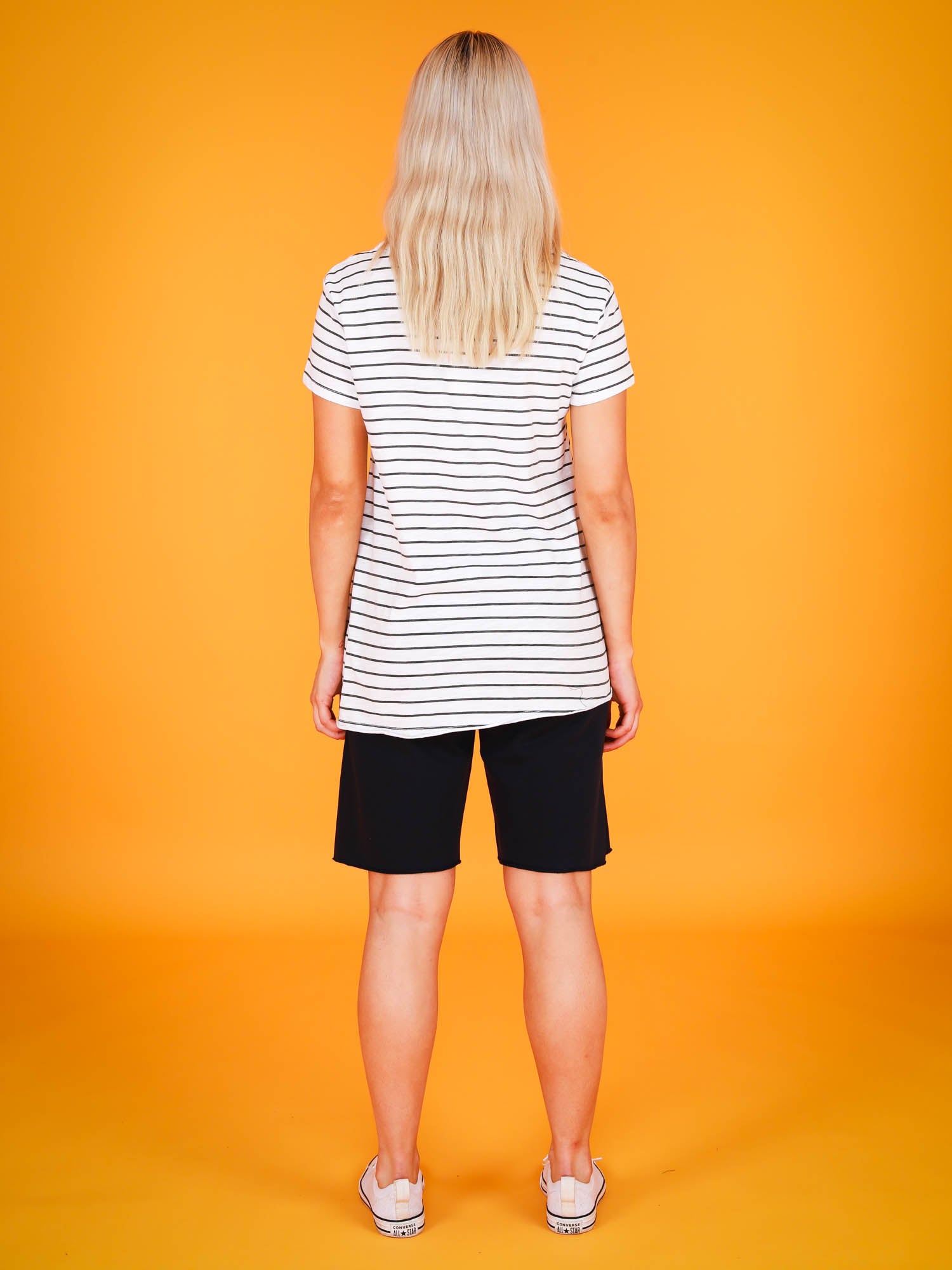 womens striped t-shirt #color_navy stripe