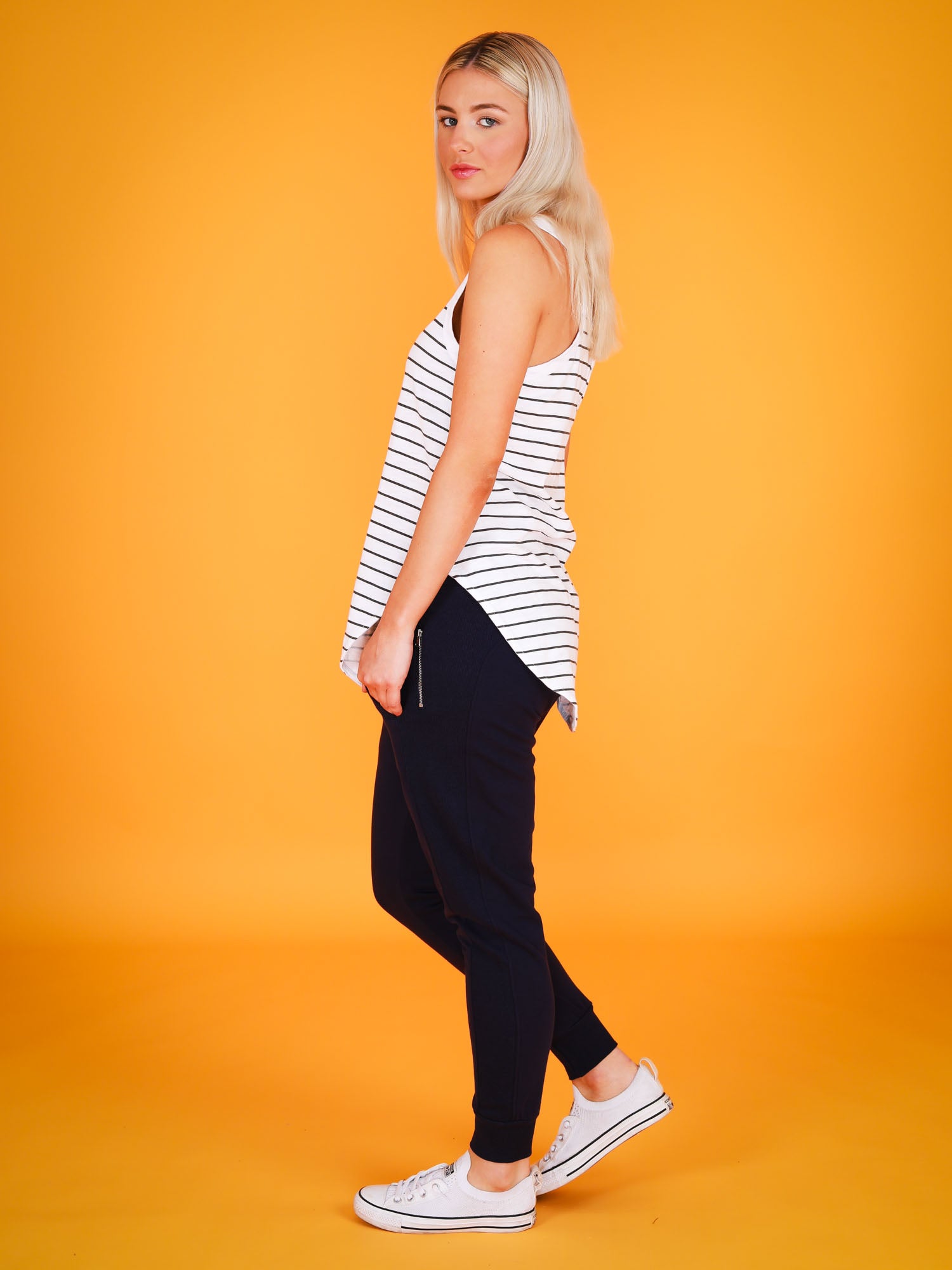 scoop neck singlet #color_stripe