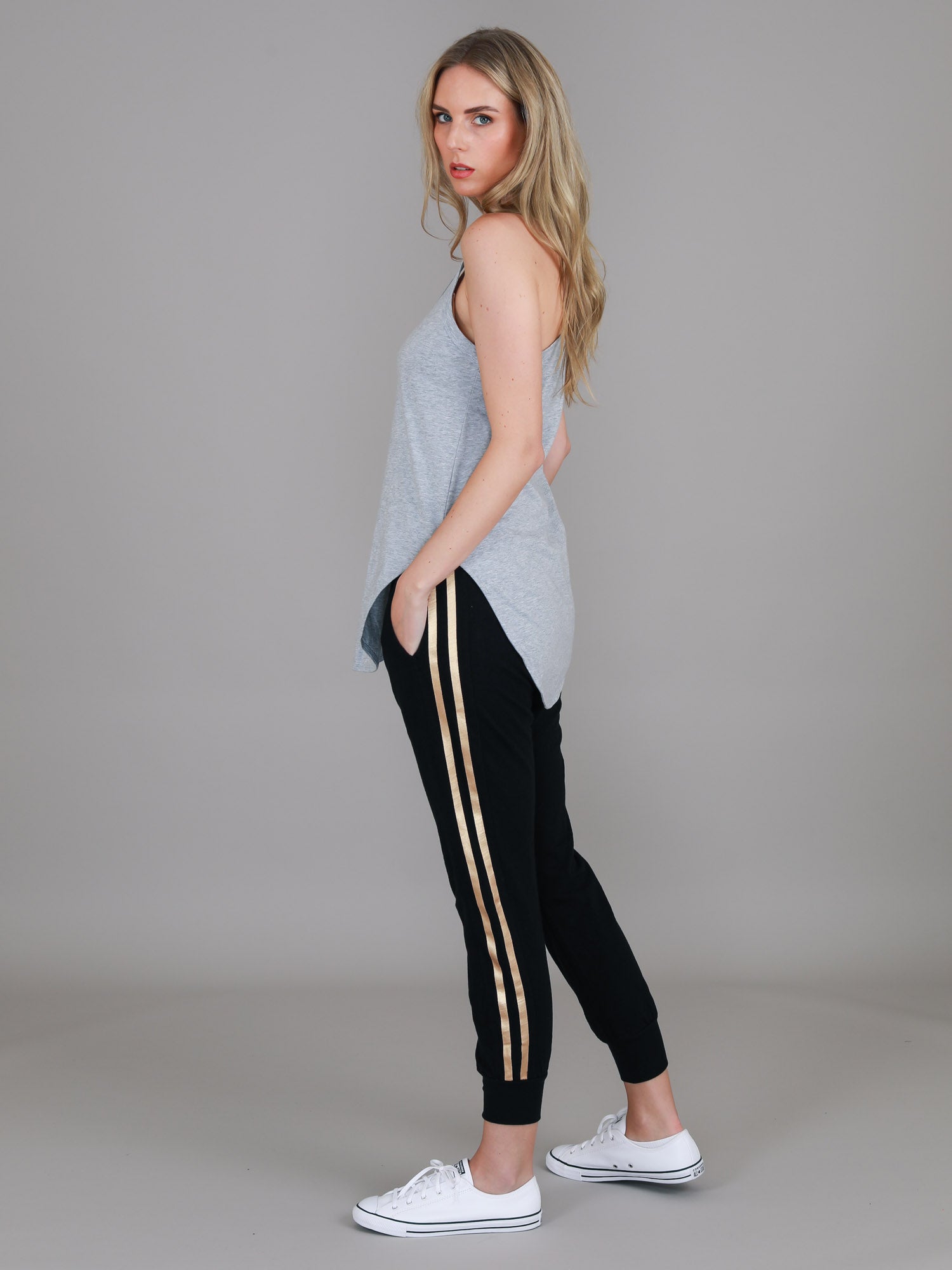 long singlet top #color_grey marle