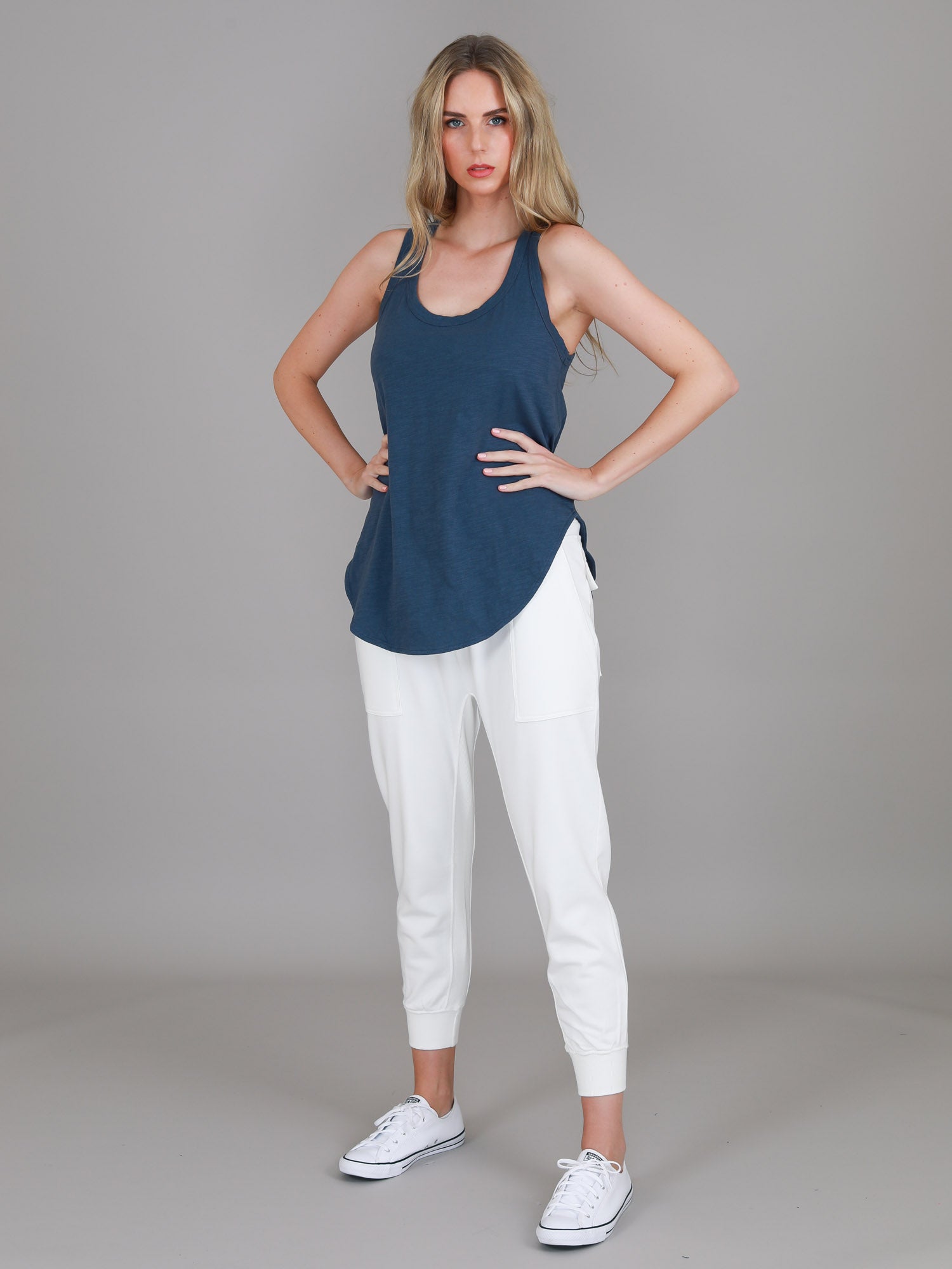 blue tank top #color_indigo