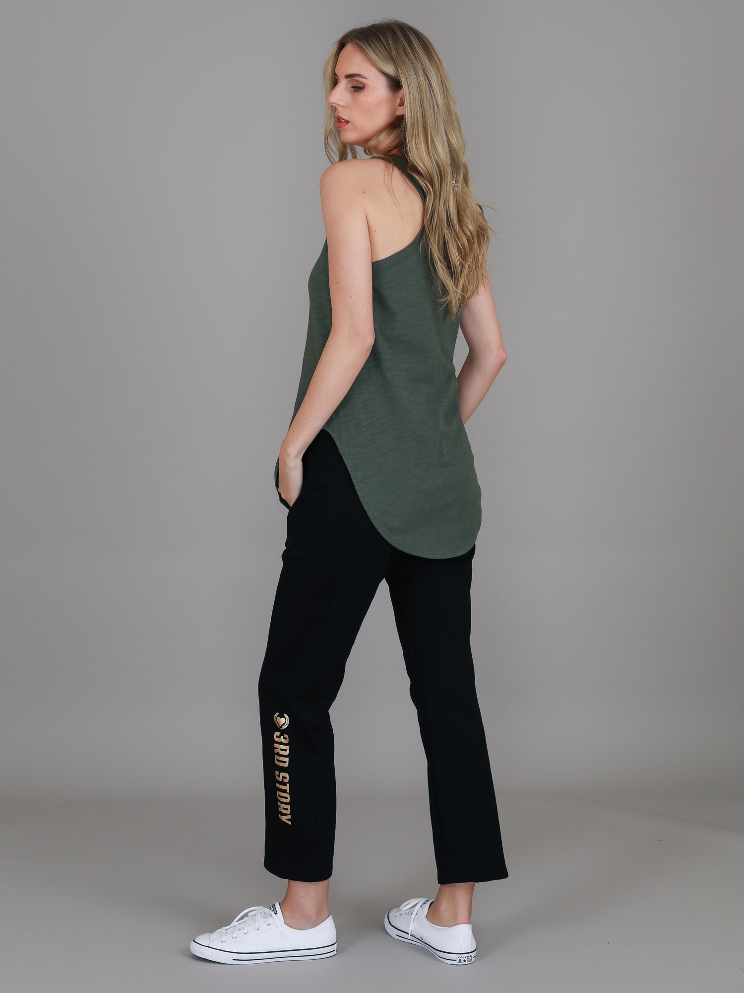 basic singlets #color_khaki