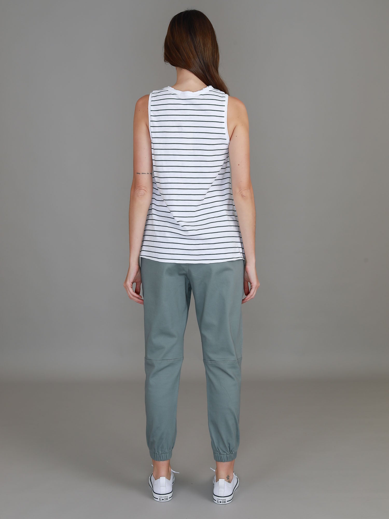 longline tank top womens #color_navy stripe