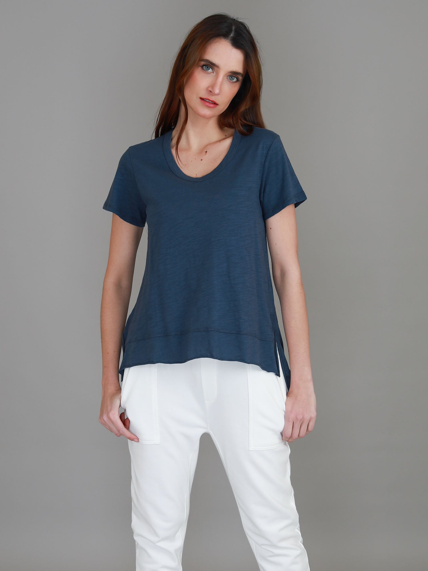 blue crop top #color_indigo