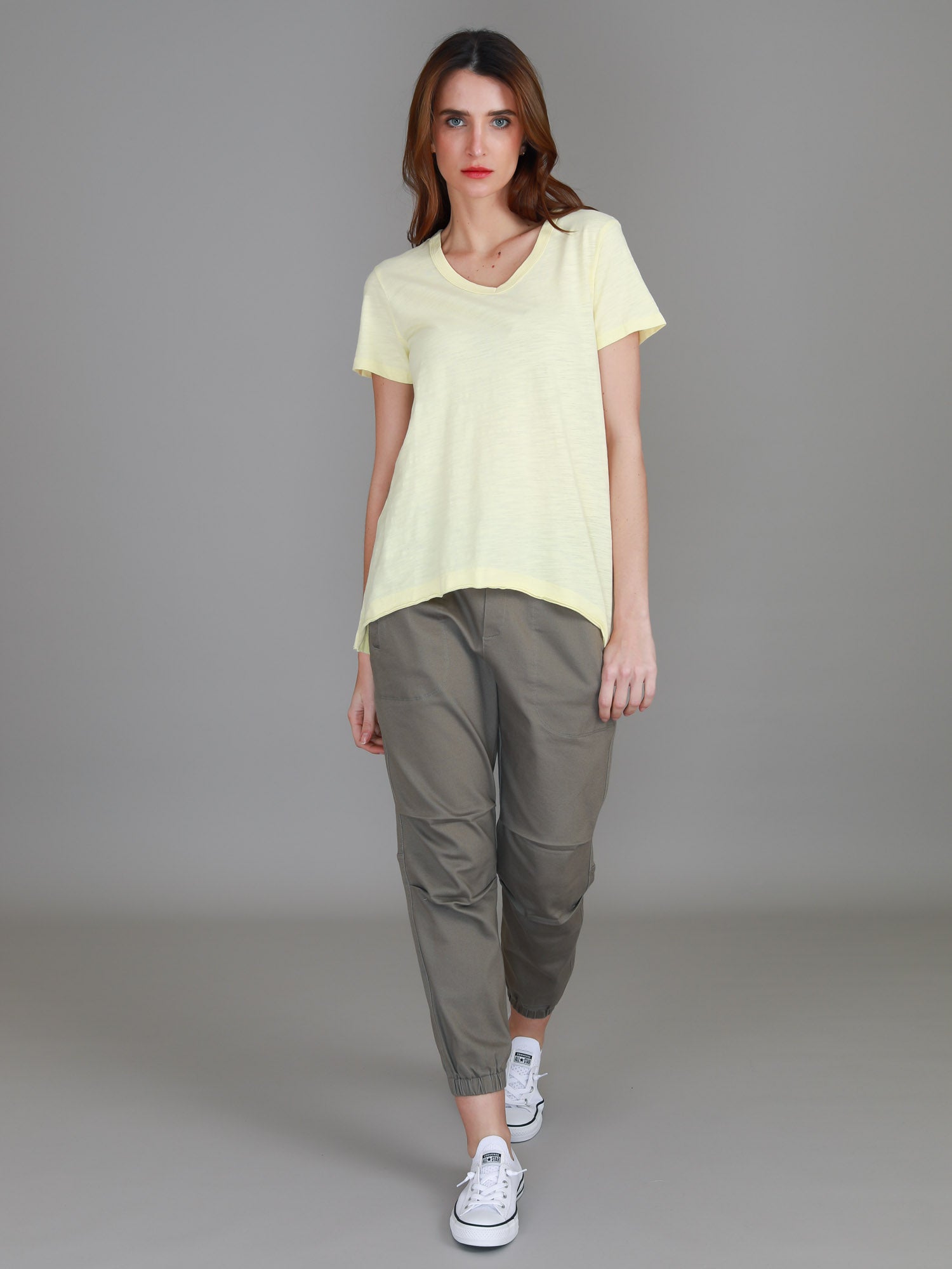 womens yellow t shirt #color_lemon