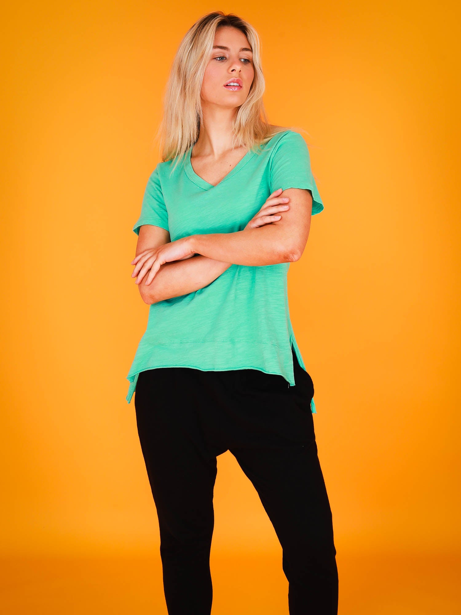 green t shirt women's #color_marine