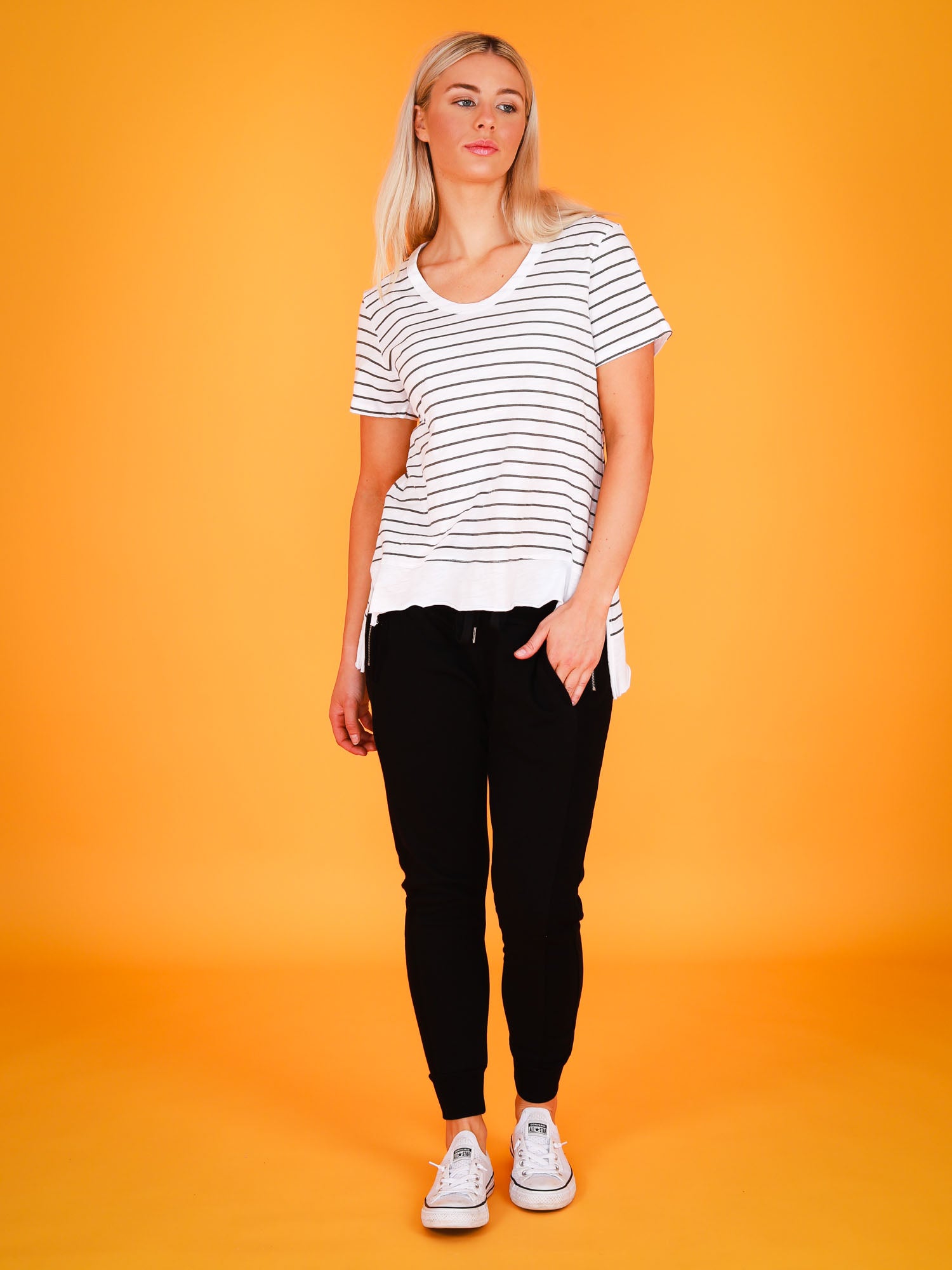 striped t shirt women's #color_navy stripe
