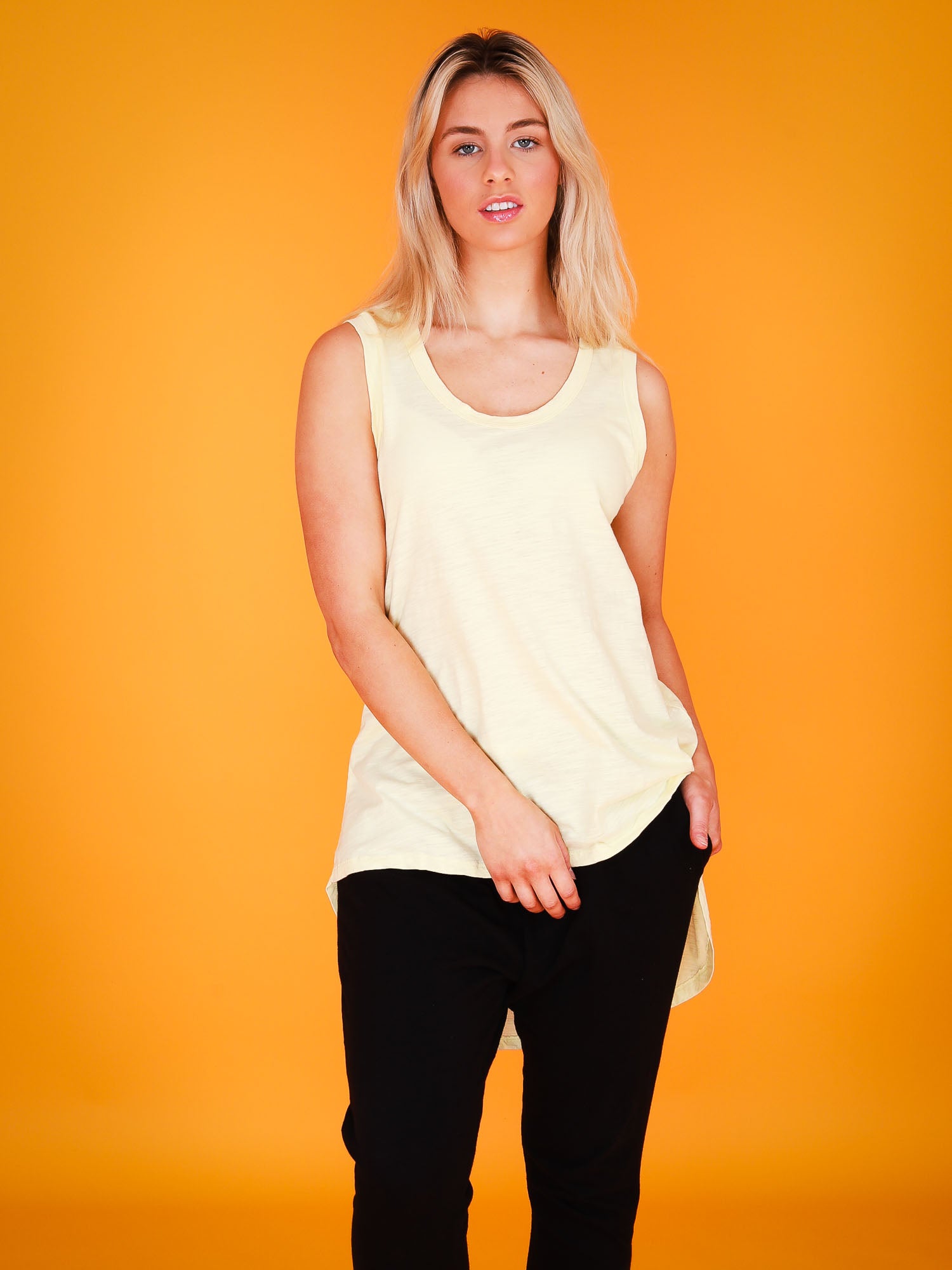 longline tank top womens #color_lemon