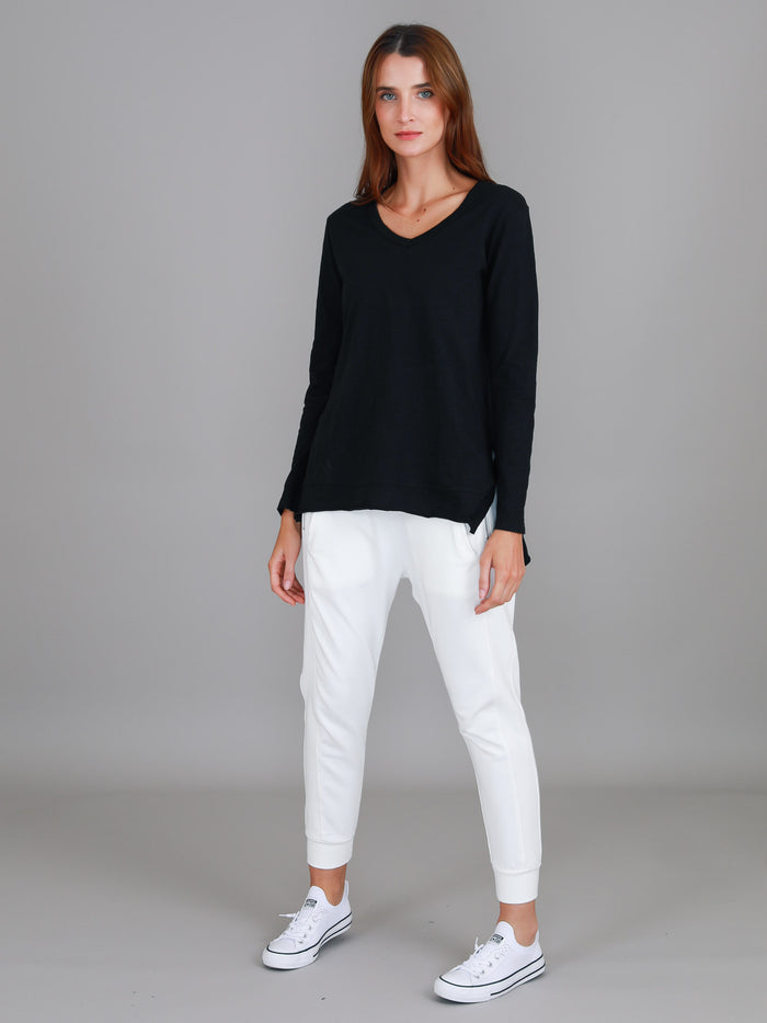 Barwon V Neck Long Sleeve T Shirt