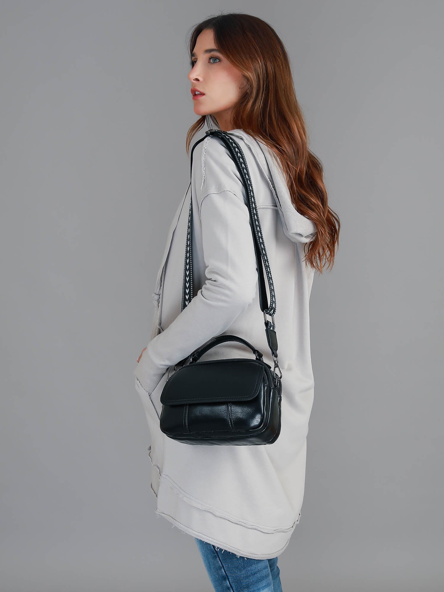crossbody purse for women #color_black