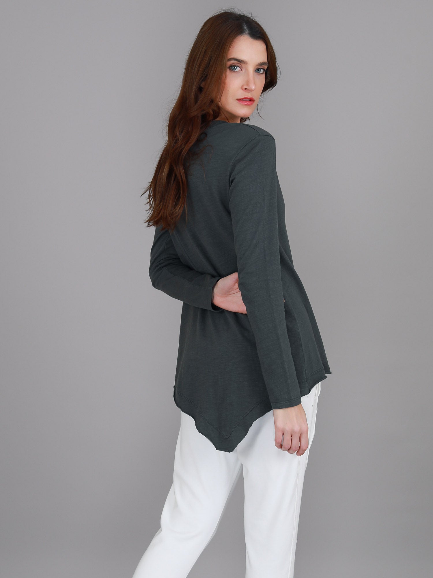 dark grey long sleeve top #color_charcoal