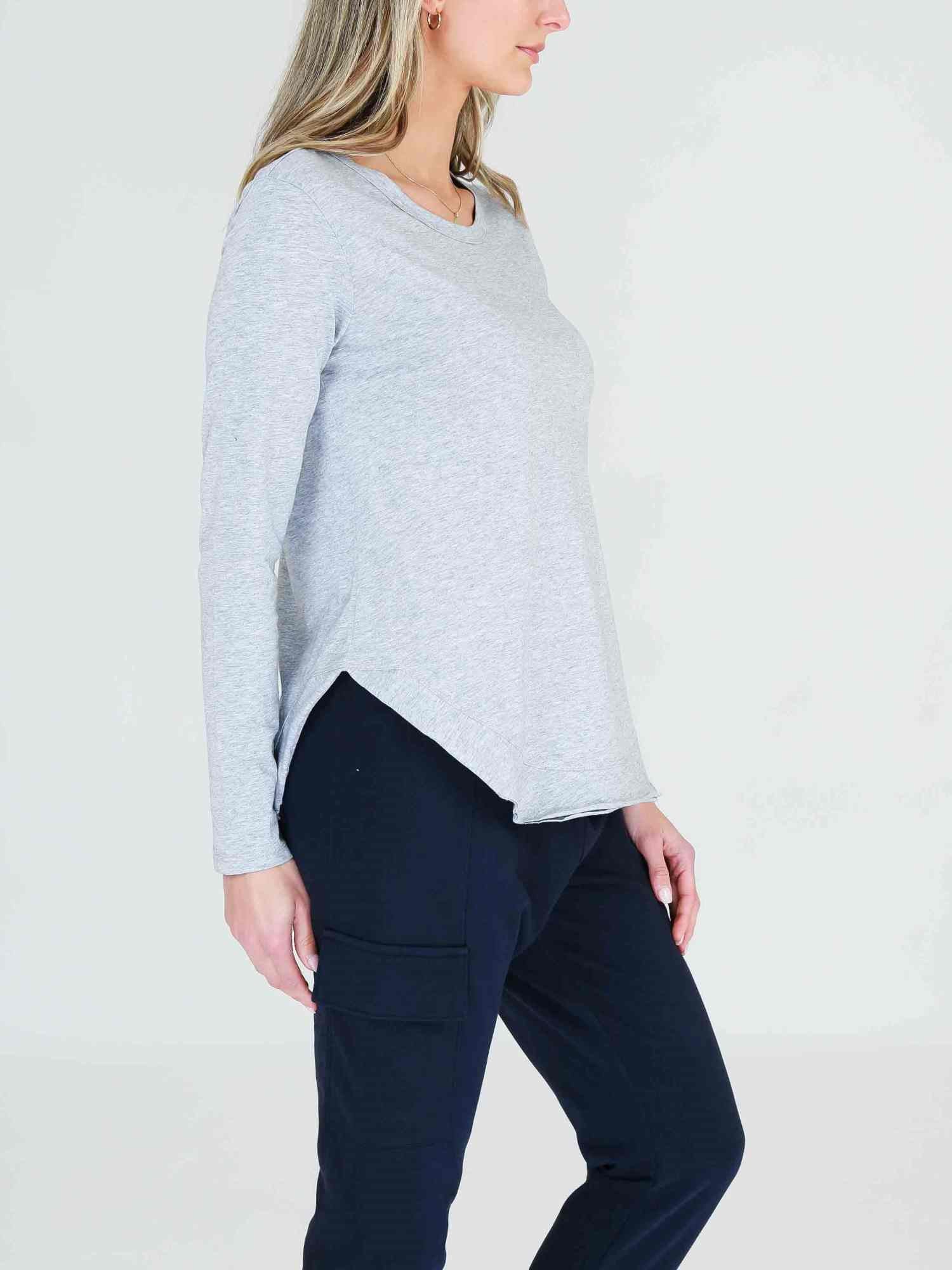 long tshirt #color_grey marle