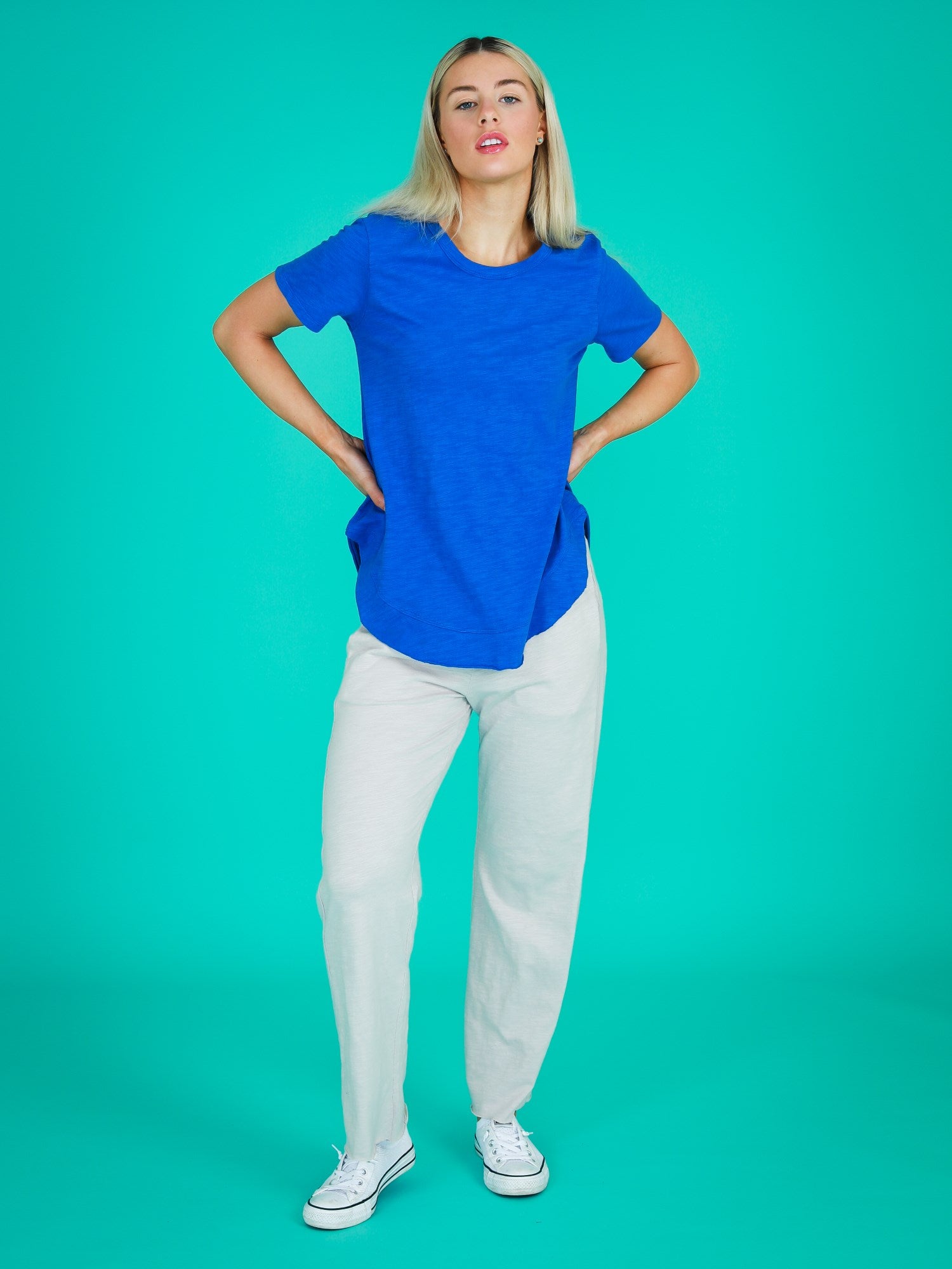 blue shirt women #color_supersonic