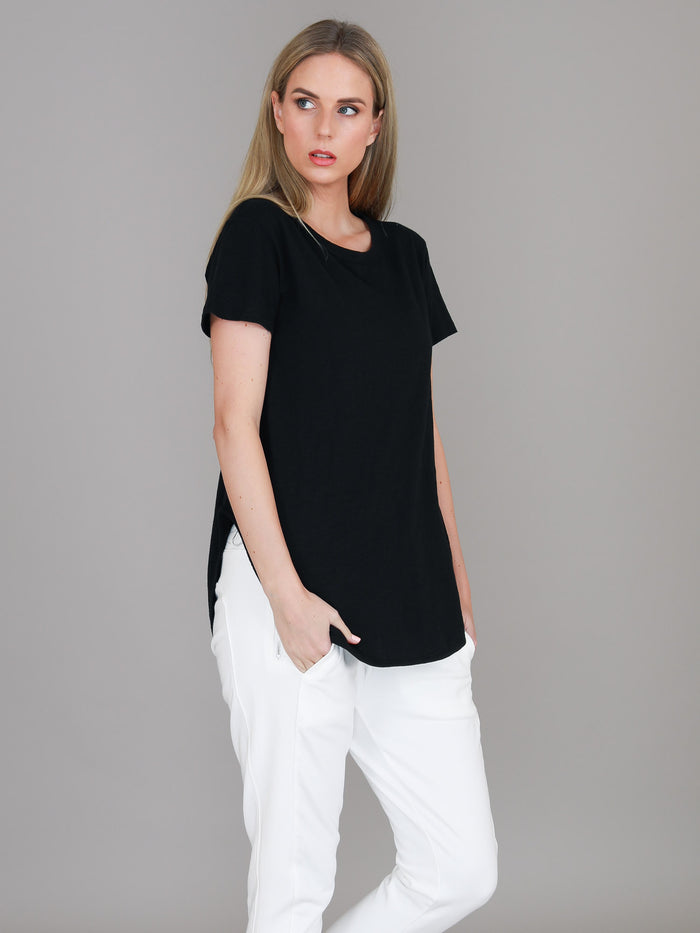 Elwood Curved Hem T-Shirt