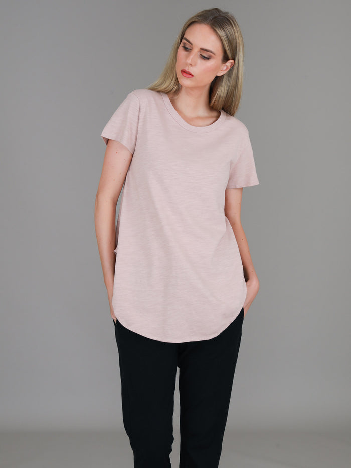 Elwood Curved Hem T-Shirt