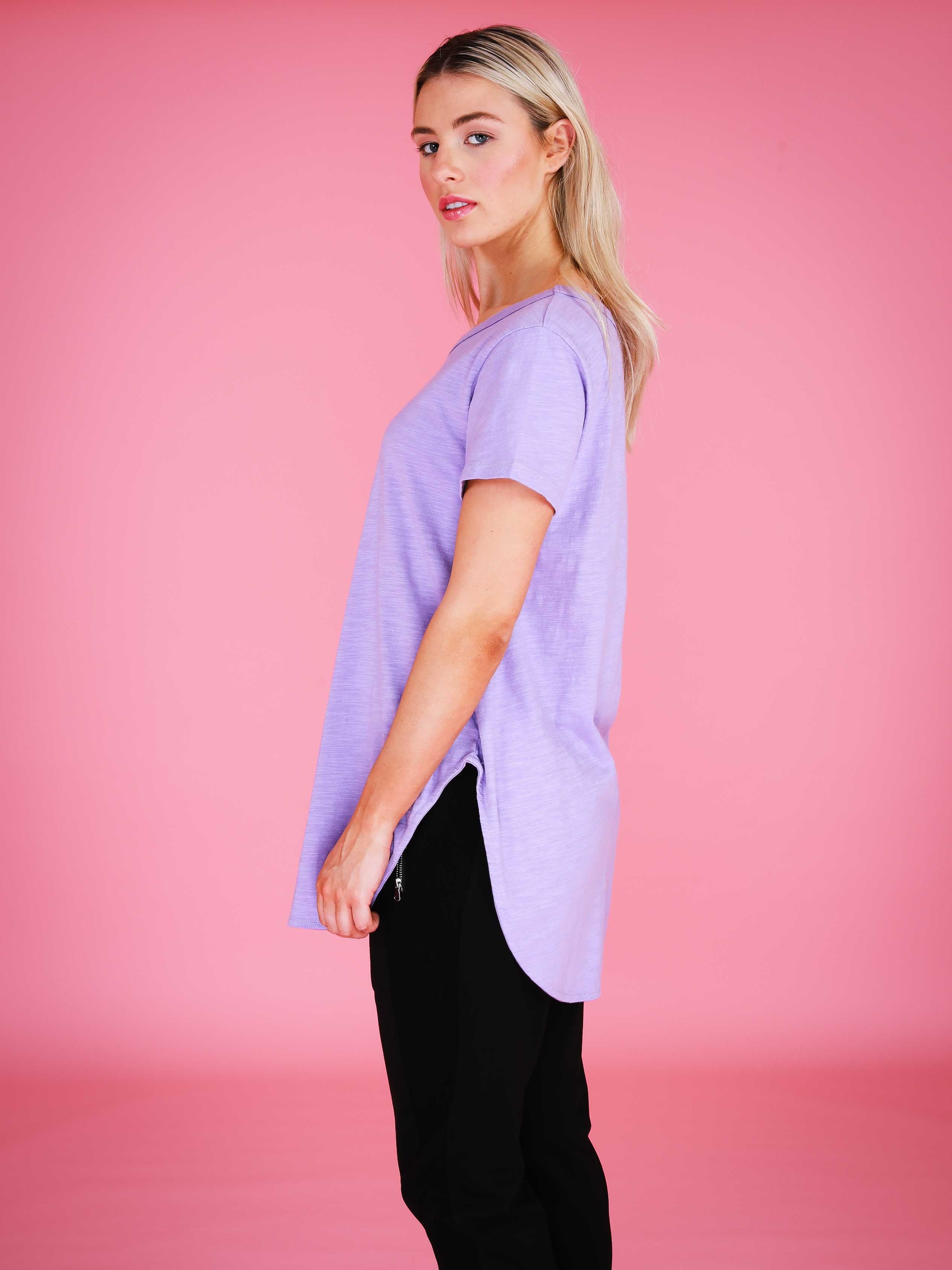 essentials tee #color_soft purple