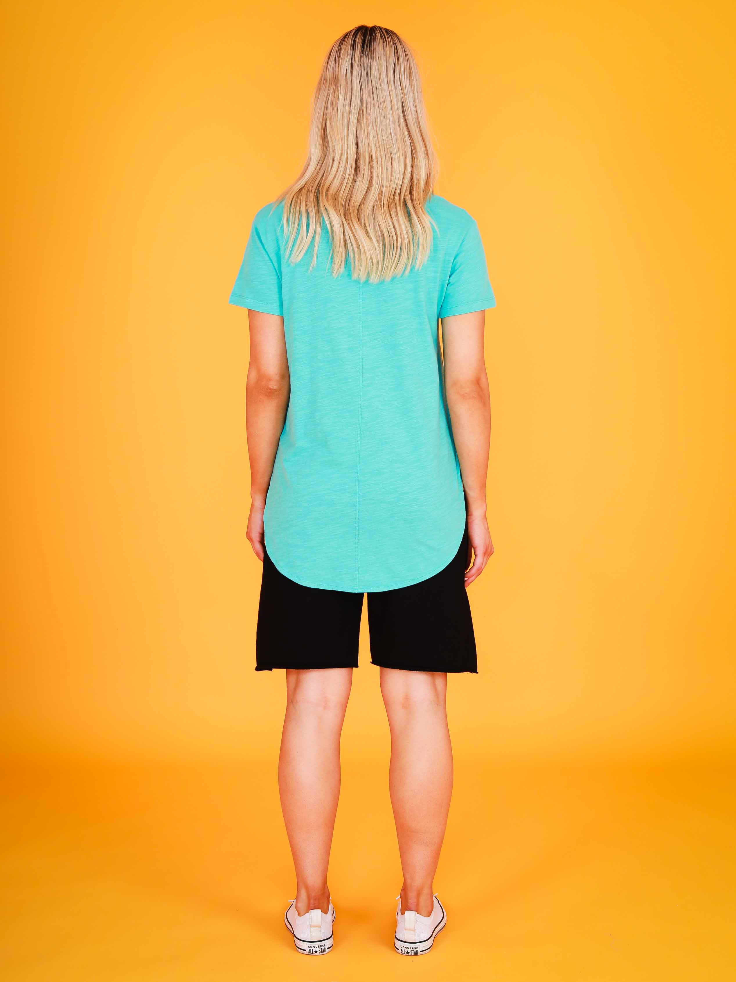bright green tshirt #color_tiffany
