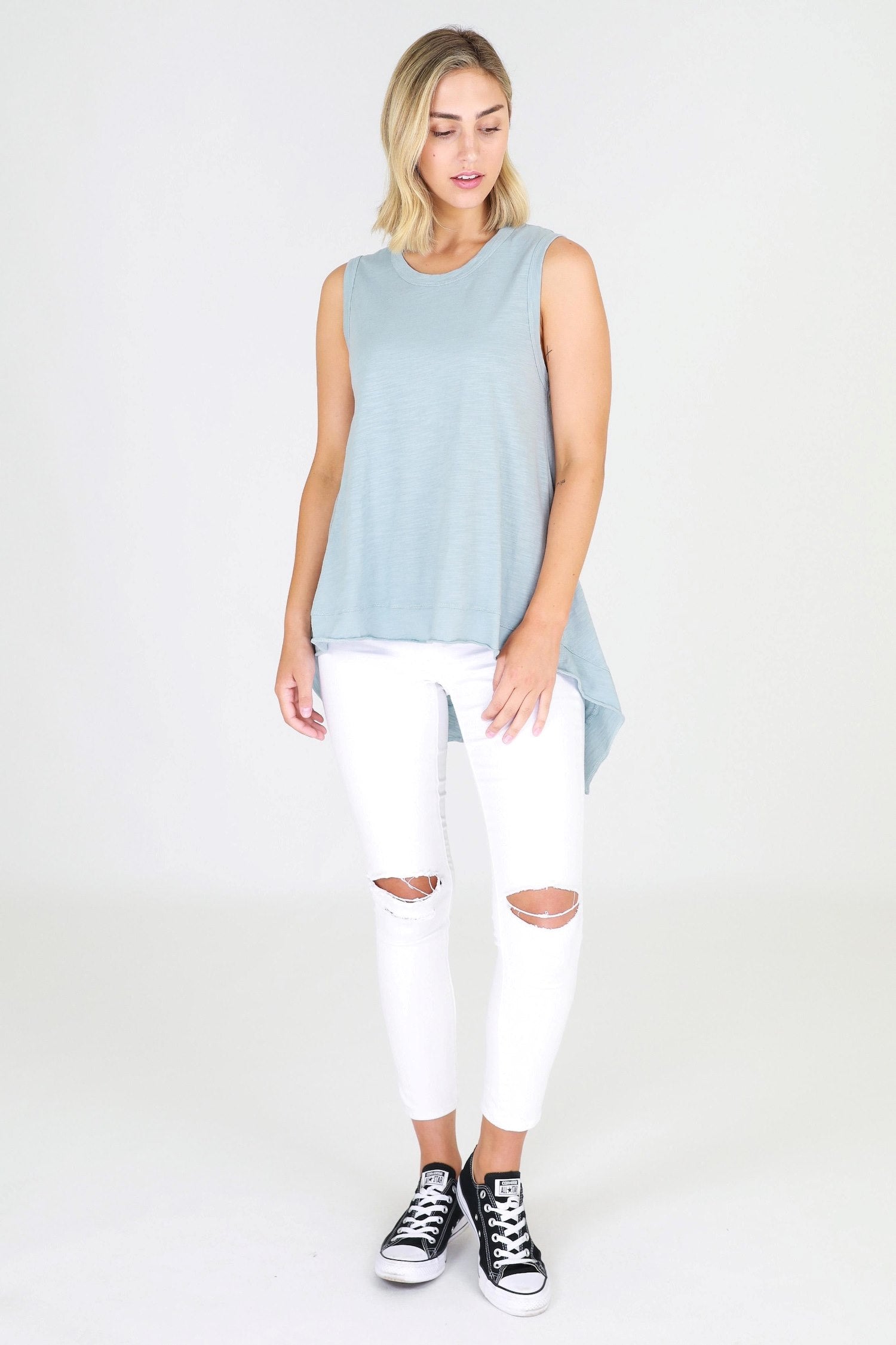 sleeveless tank top #color_mint
