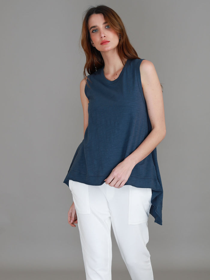 Raven Longline Asymmetrical Tank