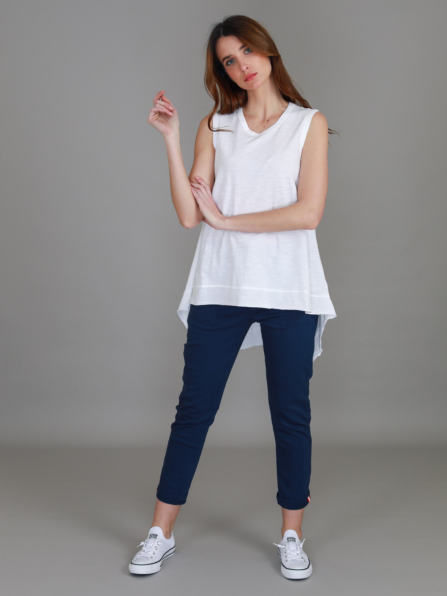 extra long tank tops for women #color_white