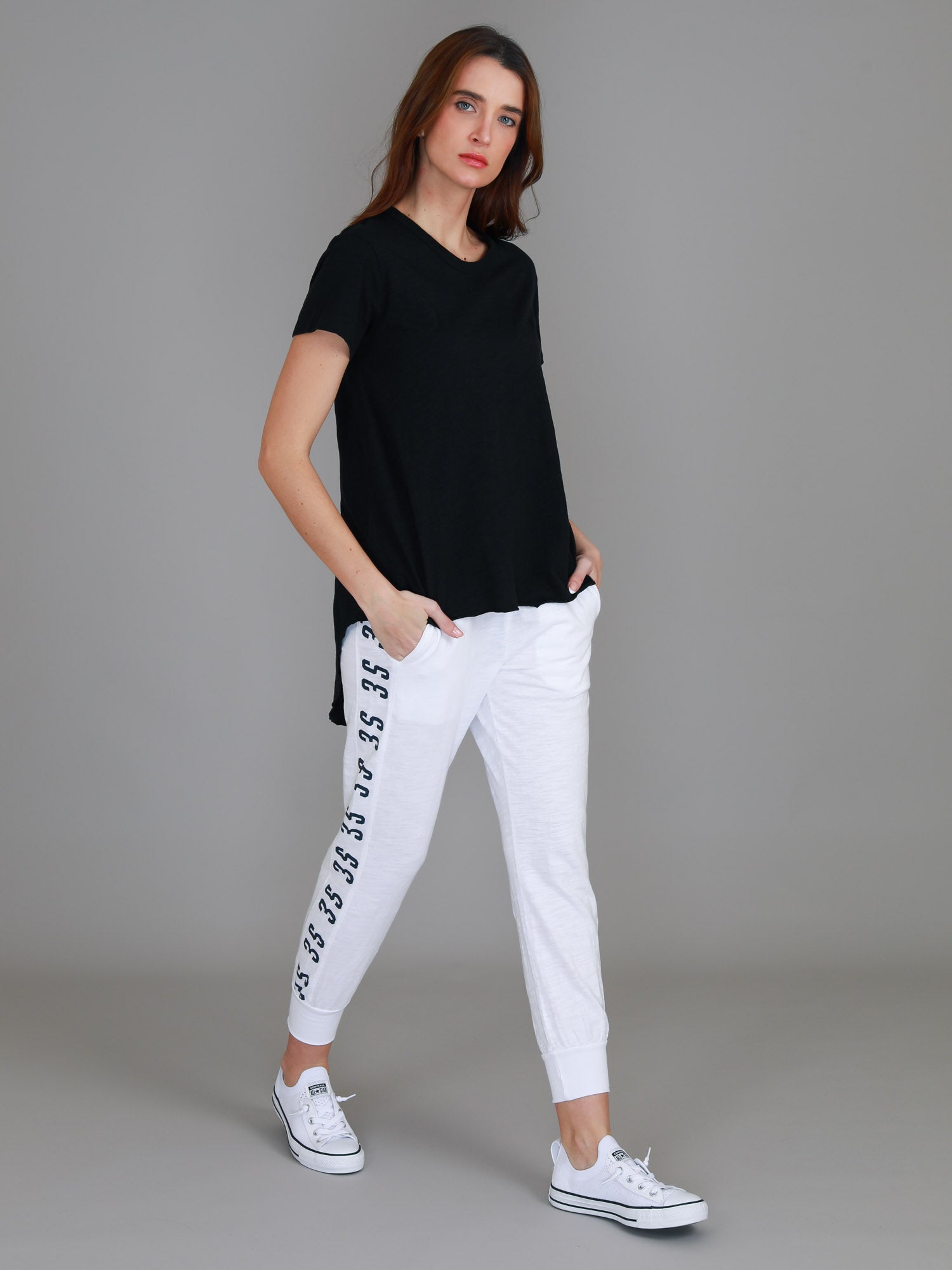 cotton tshirts ladies #color_black